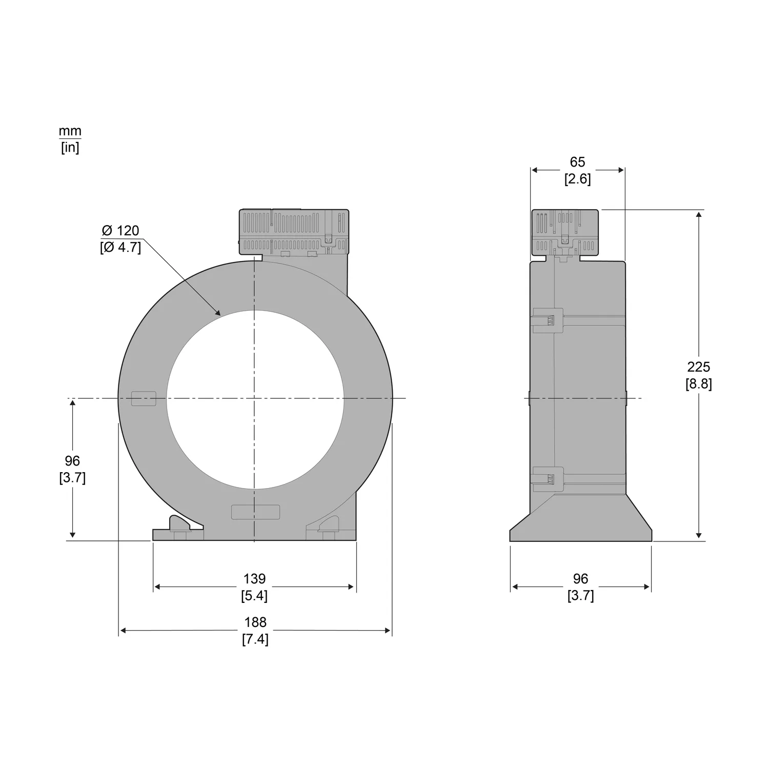 LV481013 - Kapalı Toroid VigiPact B Tip TB120mm - 2