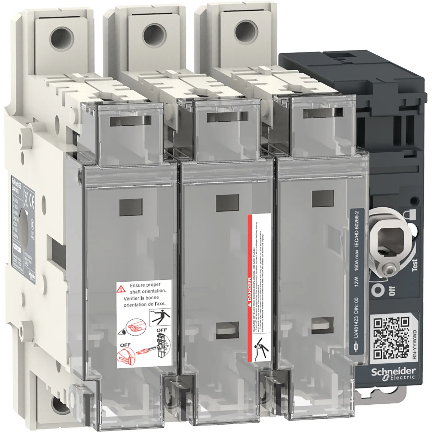 Schneider LV481423 - FuPact GS Load Break Switch 3P 125A DIN0