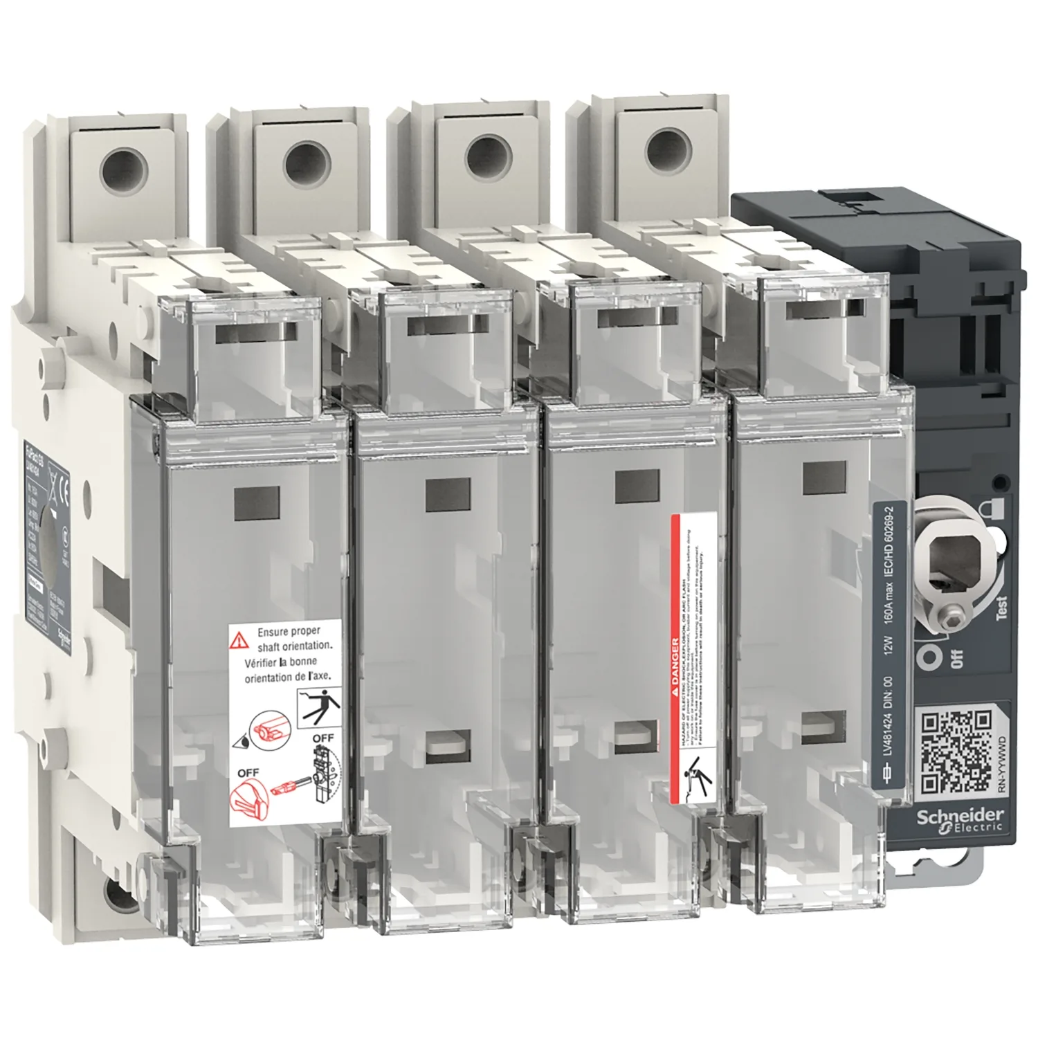 Schneider LV481424 - FuPact GS Yük Ayırıcı 4P 125A DIN00
