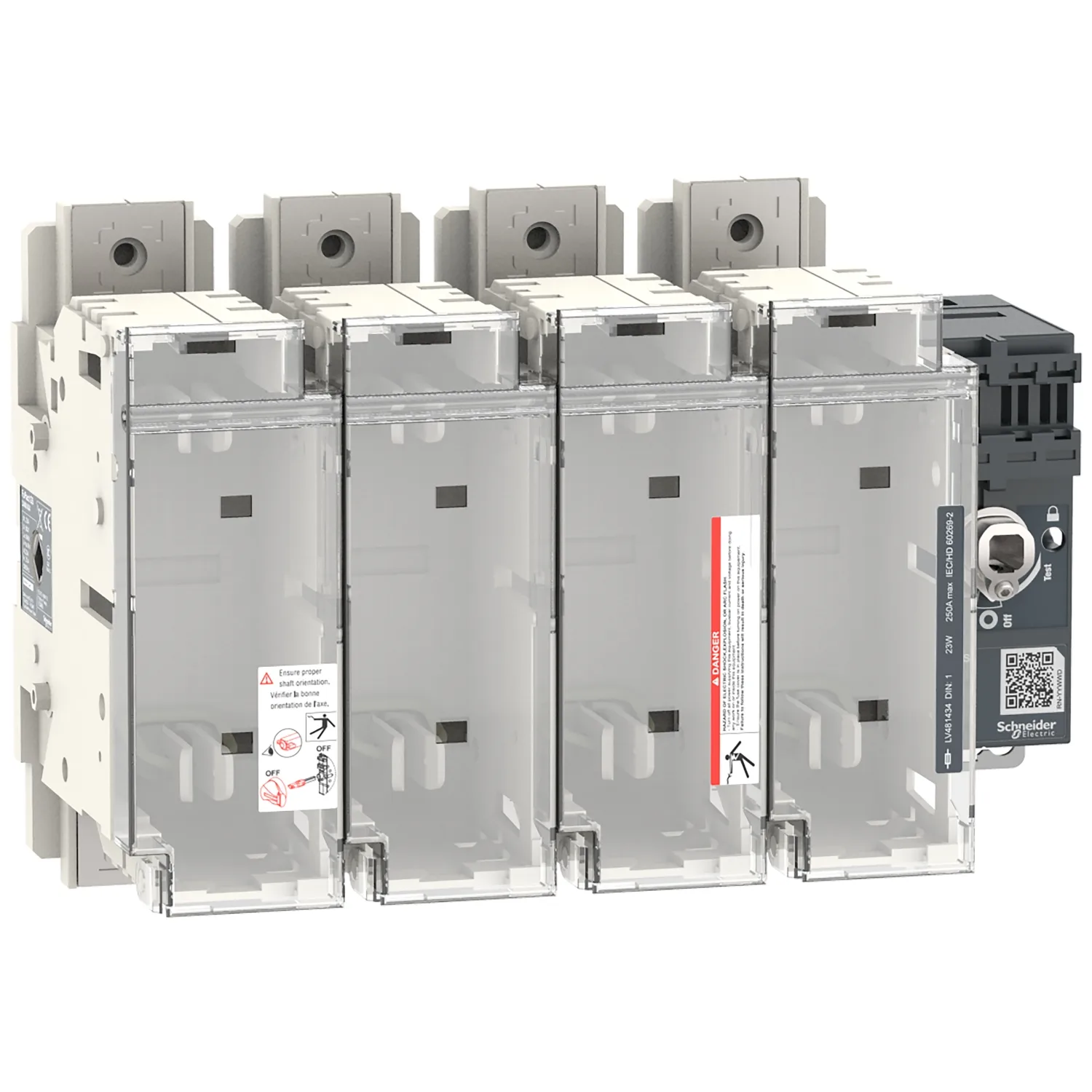 Schneider LV481434 - FuPact GS Yük Ayırıcı 4P 250A DIN1