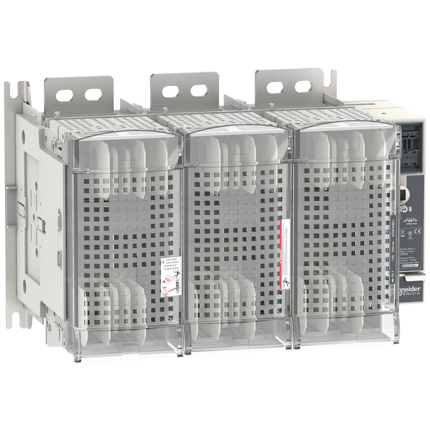 Schneider LV481473 - FuPact GS - interrupteur sectionneur fusible - 1250A - 3P - DIN 4 - F&R CTRL