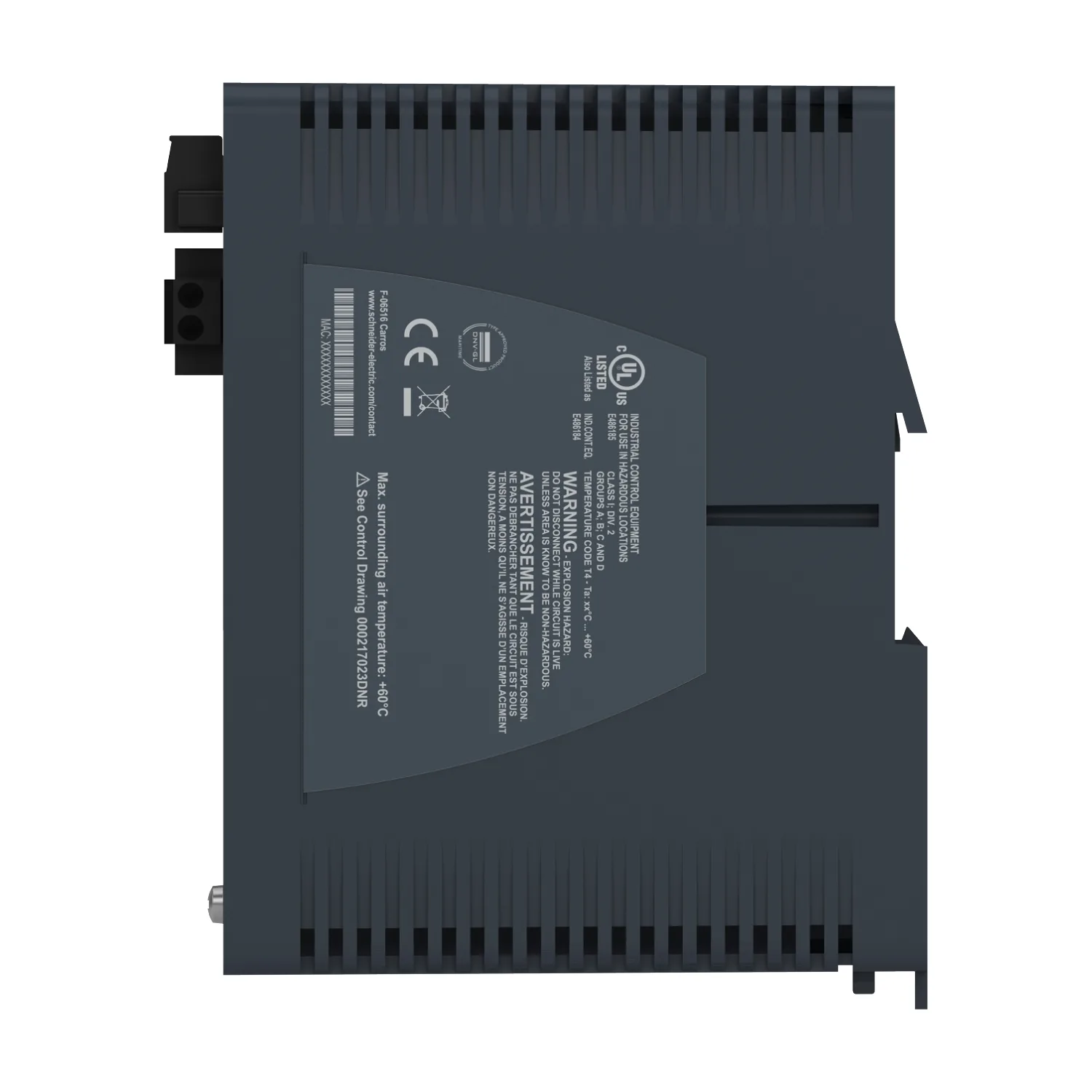 MCSESM053F1CU0 - Modicon Managed Switch 4TX/1FX-MM - 2