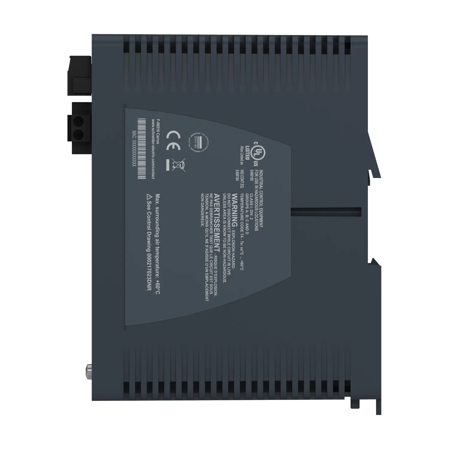 MCSESM103F2CU0 - Modicon Managed Switch 8TX/2FX-MM - 2