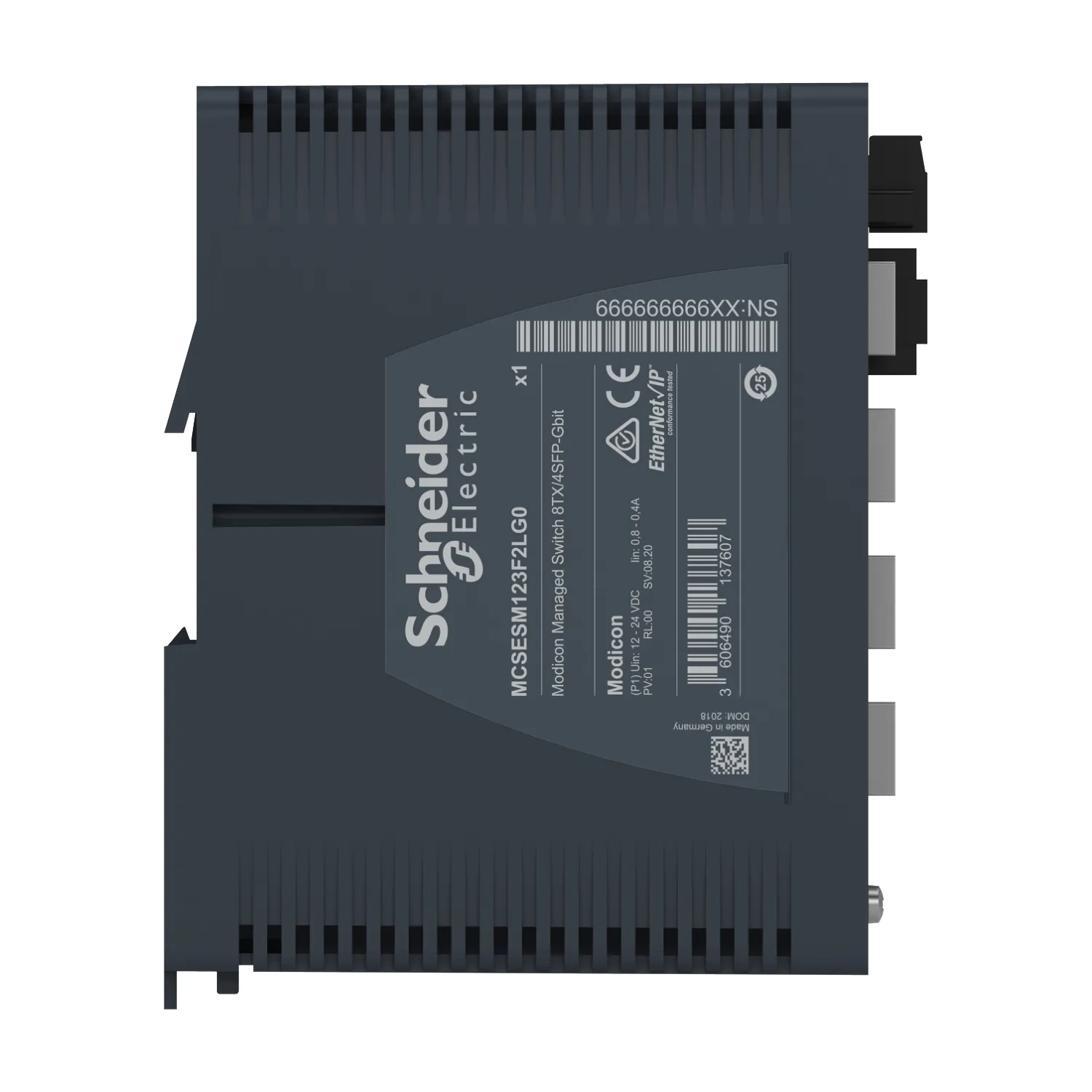 MCSESM123F2LG0 - Modicon Managed Switch 8TX/4SFP-Gbit - 2
