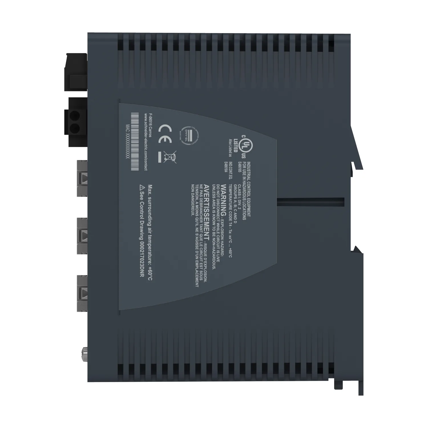 MCSESM123F2LG0 - Modicon Managed Switch 8TX/4SFP-Gbit - 4