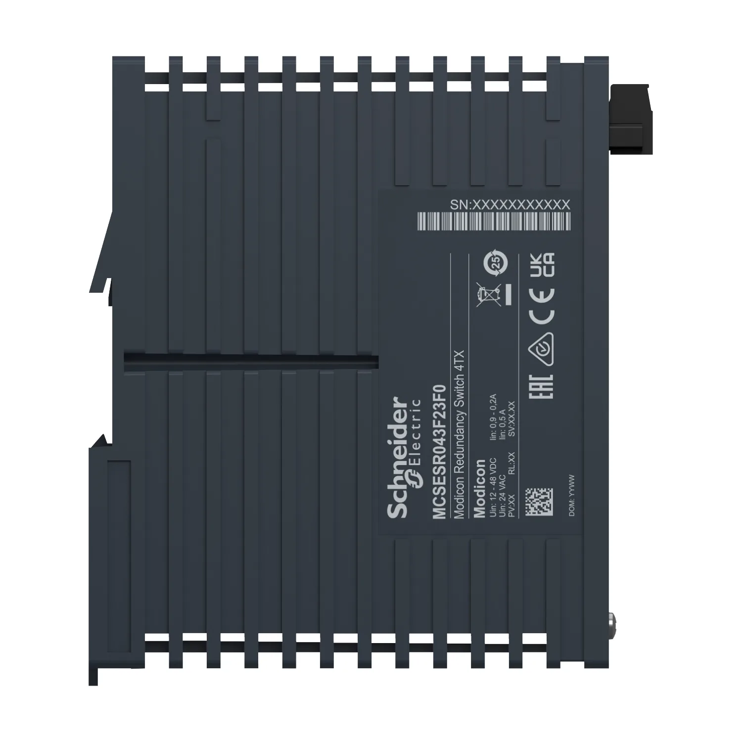 Modicon Redundancy Switch - 4 Ports Kupfer (4TX 10/100 Mbit/s) - 4