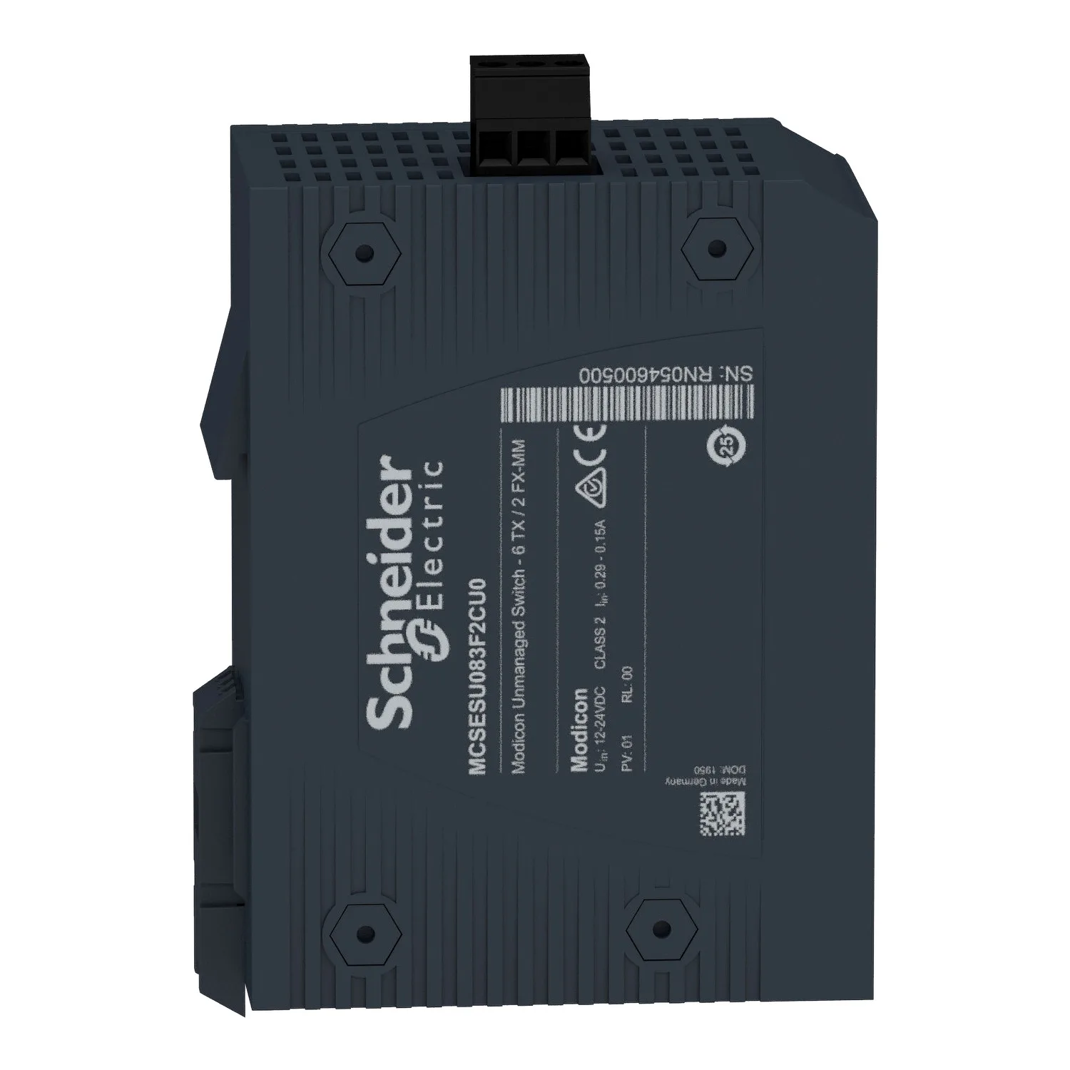 MCSESU083F2CU0 - Modicon Unmanaged Switch - 6TX/2FX-MM - 3