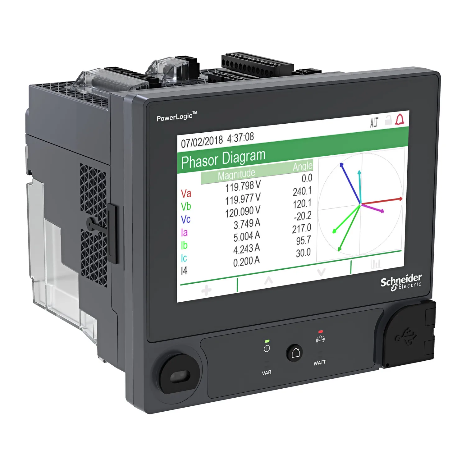 Schneider METSEION92140 - ION9000 DIN Rayı Monte 192 mm Ekran 20- 60 V DC B2B Adaptör