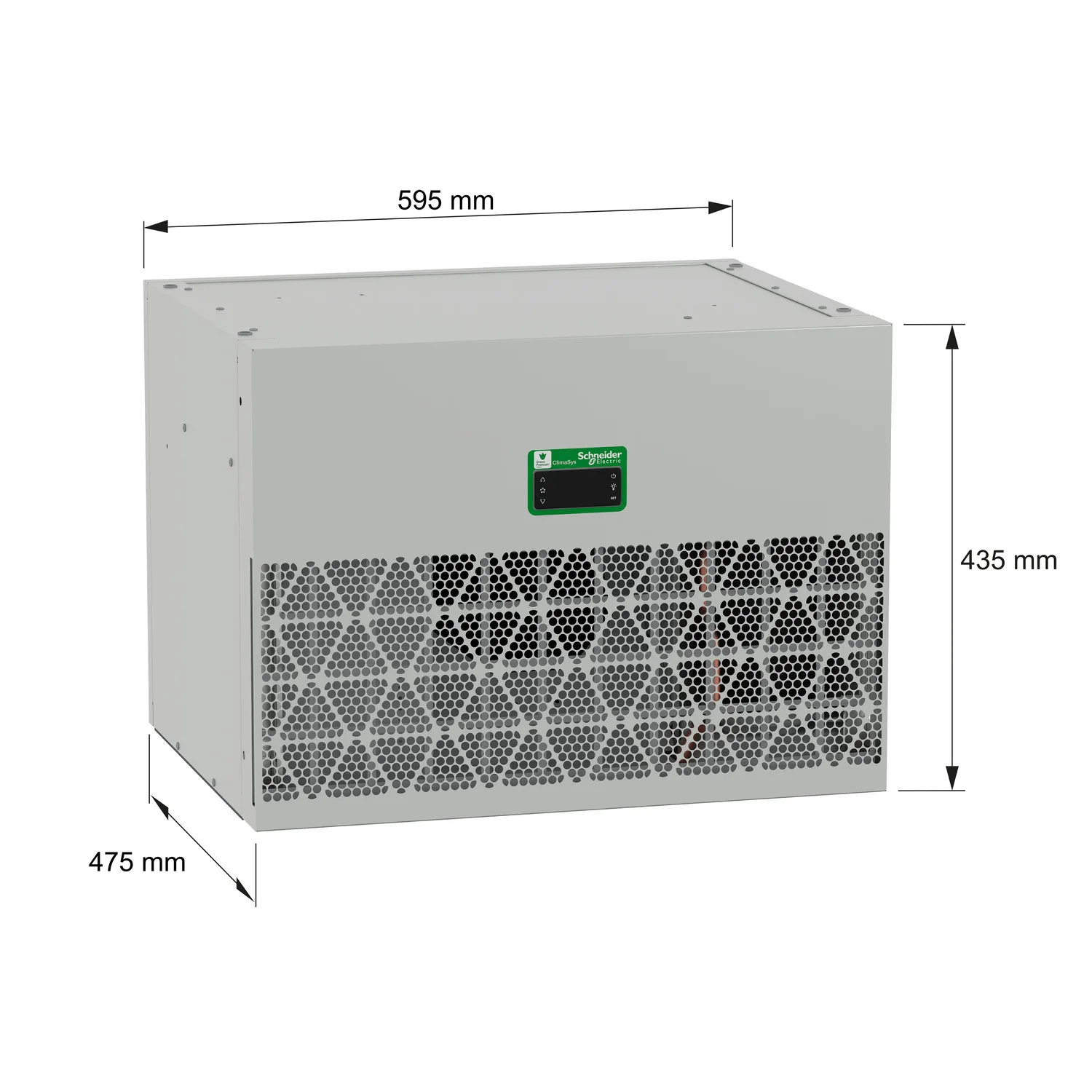 Dachaufbau-Kühlgerät, vernetzt, Climasys CU, 2kW, 230V, 50/60Hz, IP54 - 2