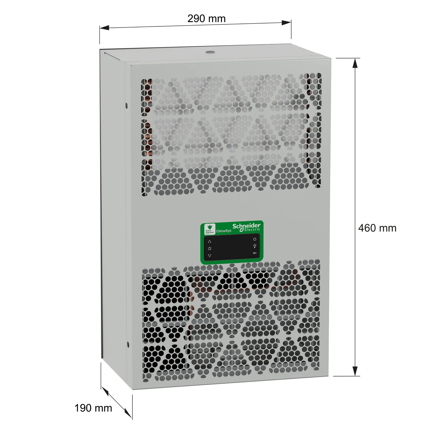 Wandanbau-Kühlgerät, vernetzt, Climasys CU, 350W, 230V, 50/60Hz, IP55 - 2