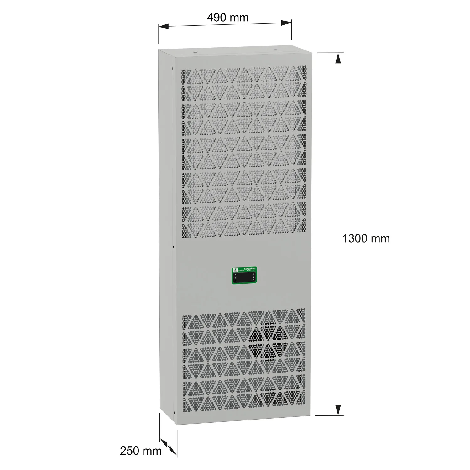 NSYCU3K23P4DG - Side-Mounted Cooling Unit, Climasys CU, 3200W, 3-pole, 380/460V, 50/60Hz, IP55 - 2