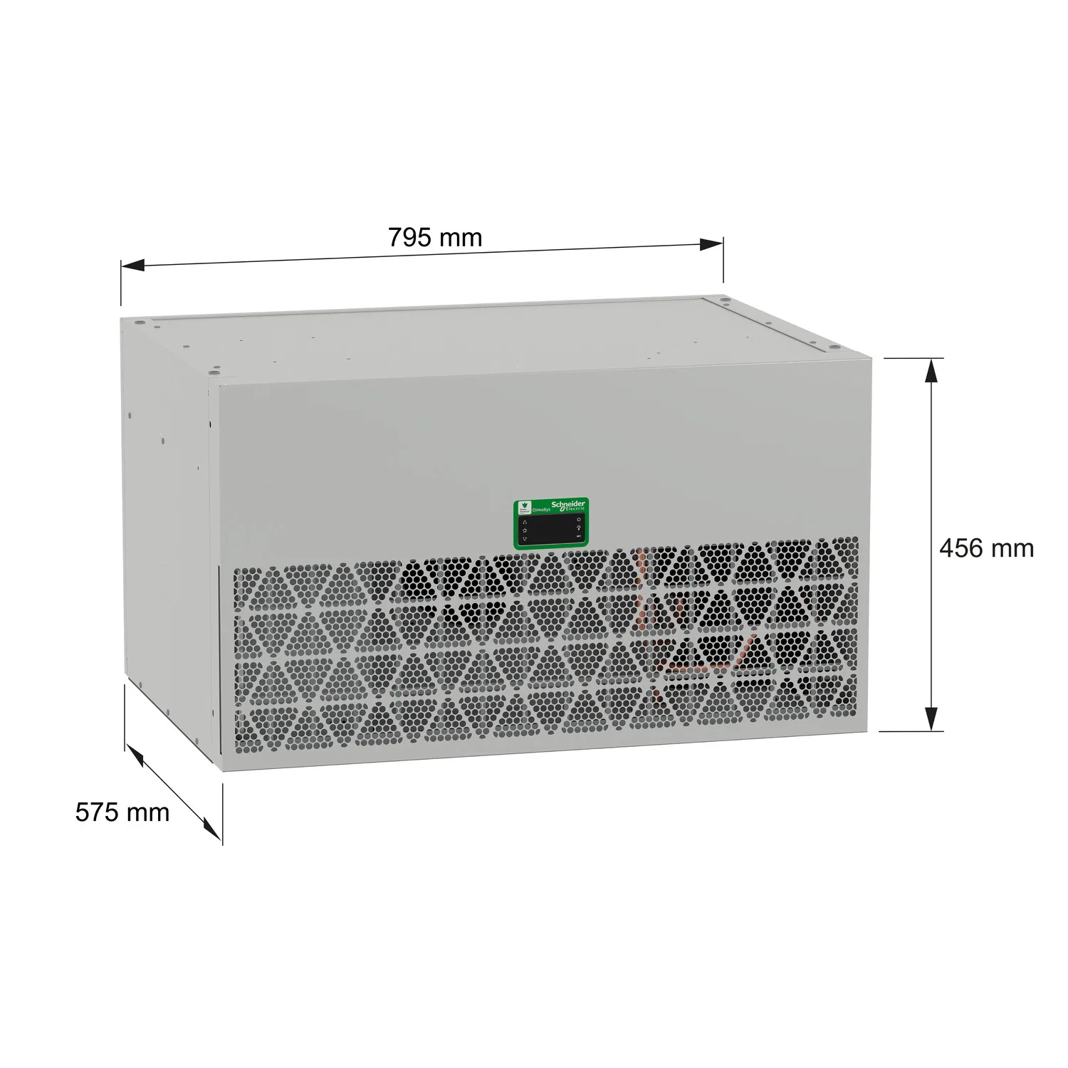NSYCU3K3P4RDG - Çatı Bağlantılı Soğutma Ünitesi, Climasys CU, 3kW, 3 kutuplu, 380/460V, 50/60Hz, IP54 - 2