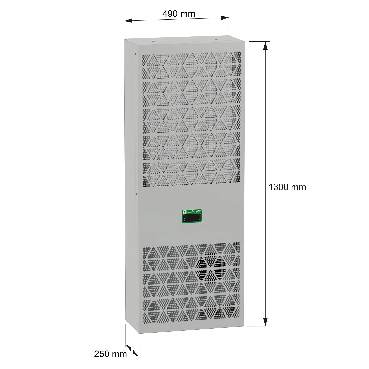 Wandanbau-Kühlgerät, vernetzt, Climasys CU, 4000W, 3 polig, 380/460V, 50/60Hz, IP55 - 2