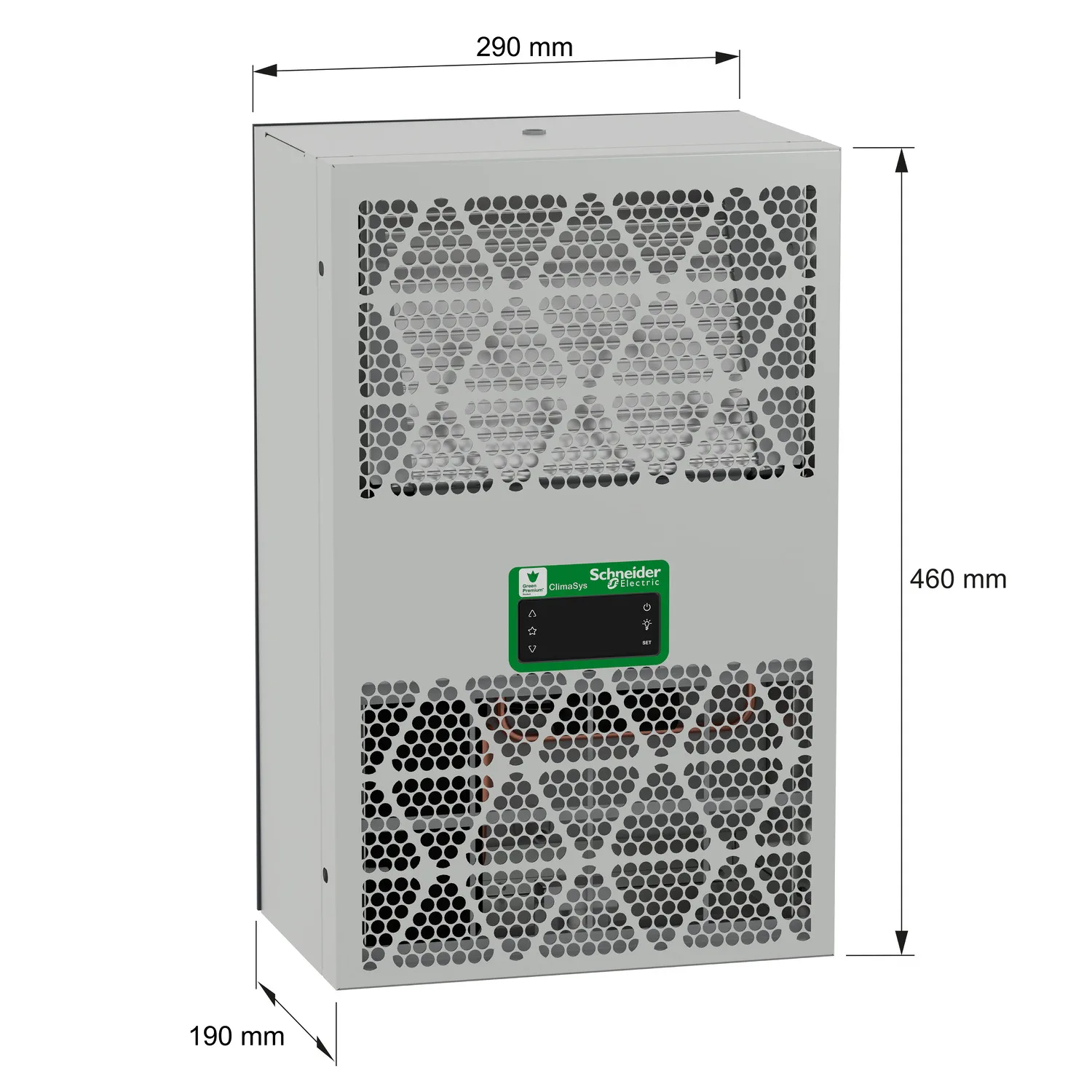 Wandanbau-Kühlgerät, vernetzt, Climasys CU, 600W, 230V, 50/60Hz, IP55 - 2