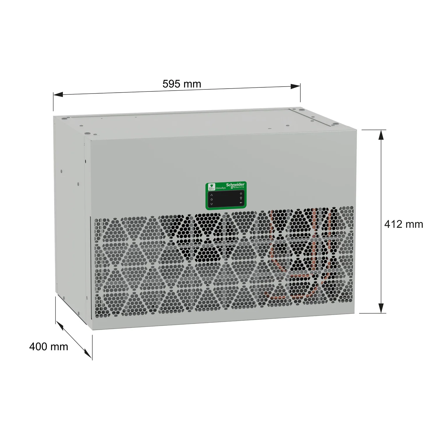 NSYCU8002P4RDG - Çatı Bağlantılı Soğutma Ünitesi, Climasys CU, 800W, 2 Kutuplu, 400/460V, 50/60Hz, IP54 - 2