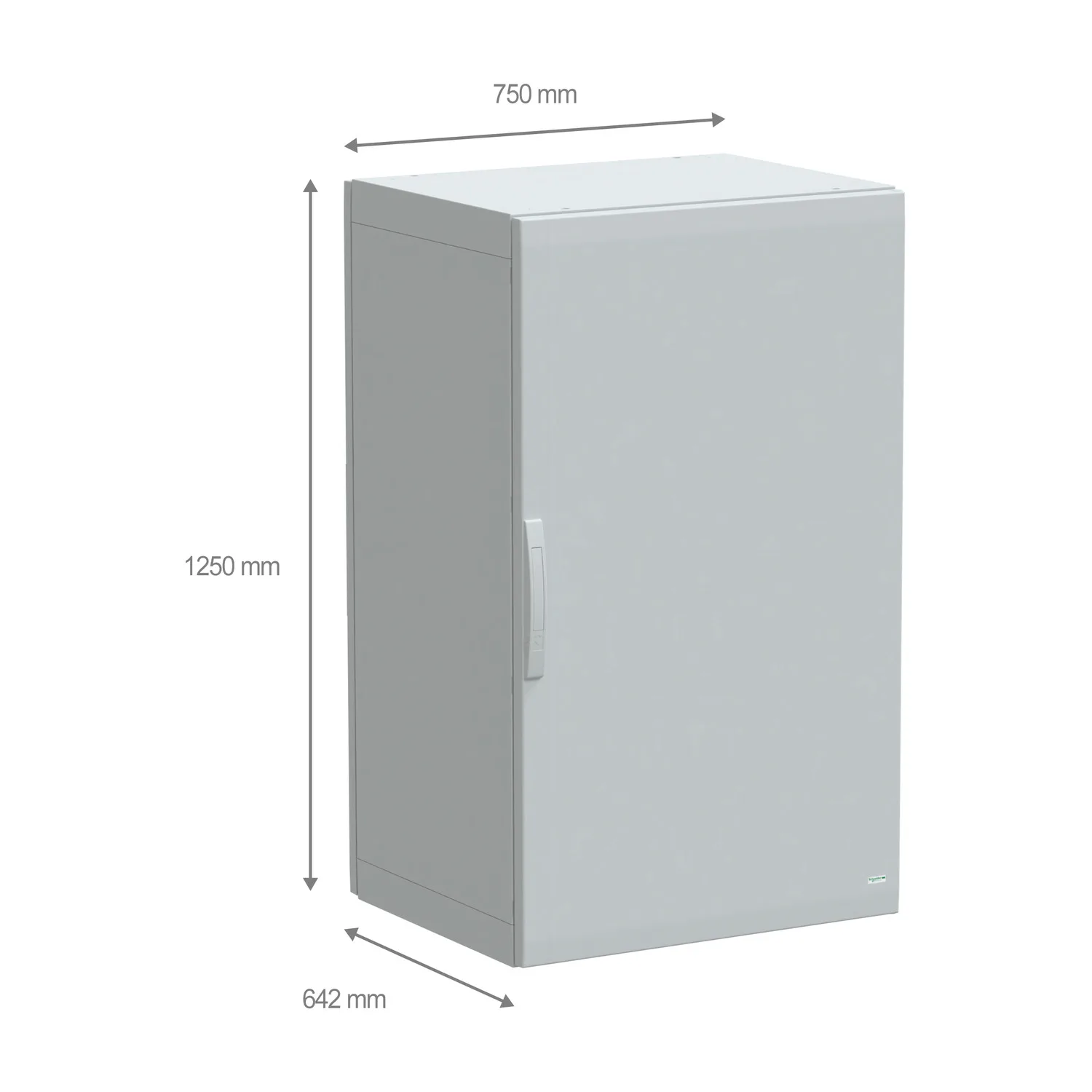 NSYPLA1276G - polyesyer pano 1250x750x620 IP65 - 2
