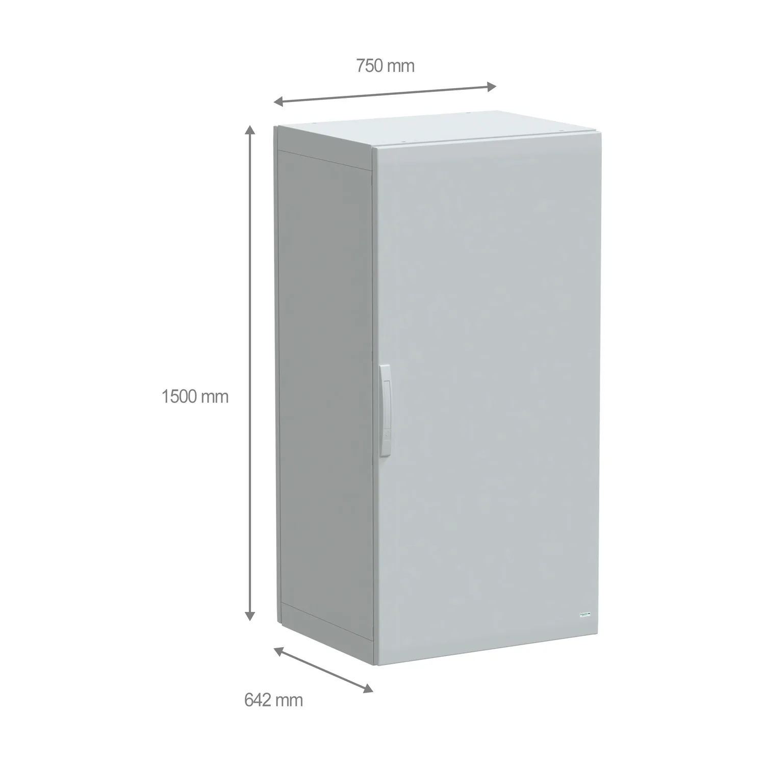 NSYPLA1576G - polyesyer pano 1500x750x620 IP65 - 2