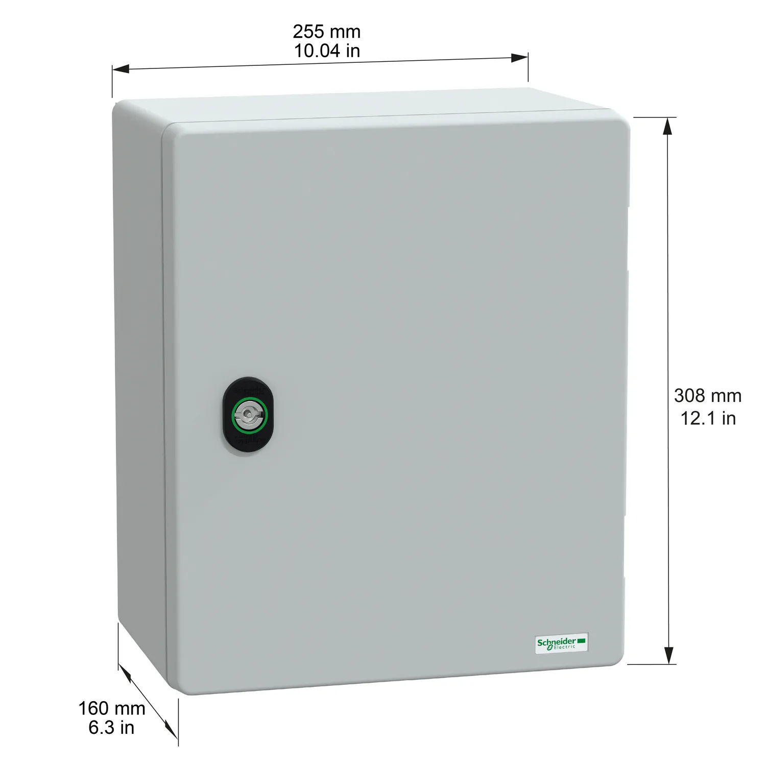 NSYPLM3025G - 7035 WM polikarbon PLM 308x255x160 - 2