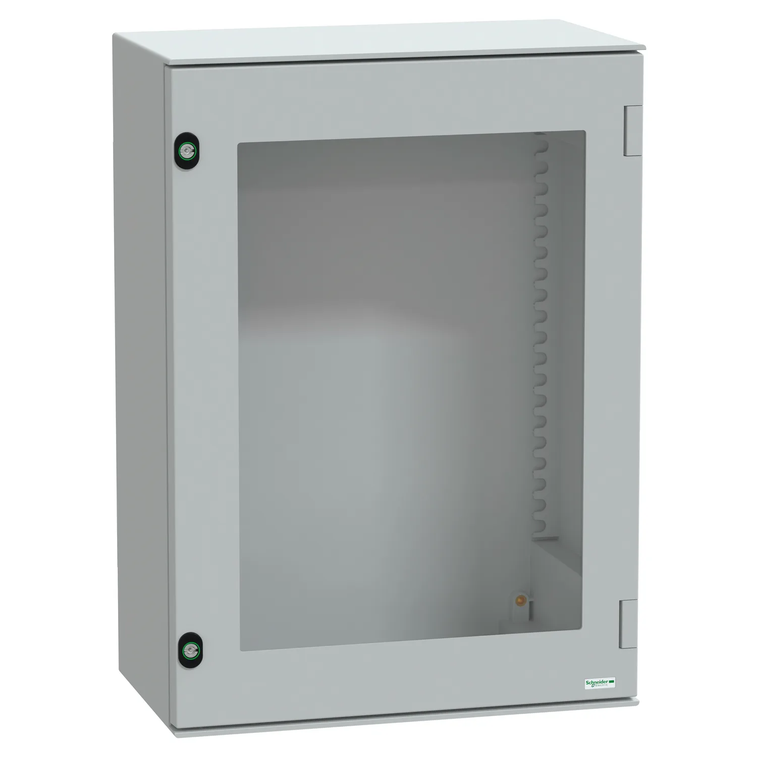 Schneider NSYPLM75TG - PanelSeT PLM Polyestergehäuse - Wandmontage, transparente Tür, ohne MP H747xB536xT300mm IP66, IK10, RAL 7035