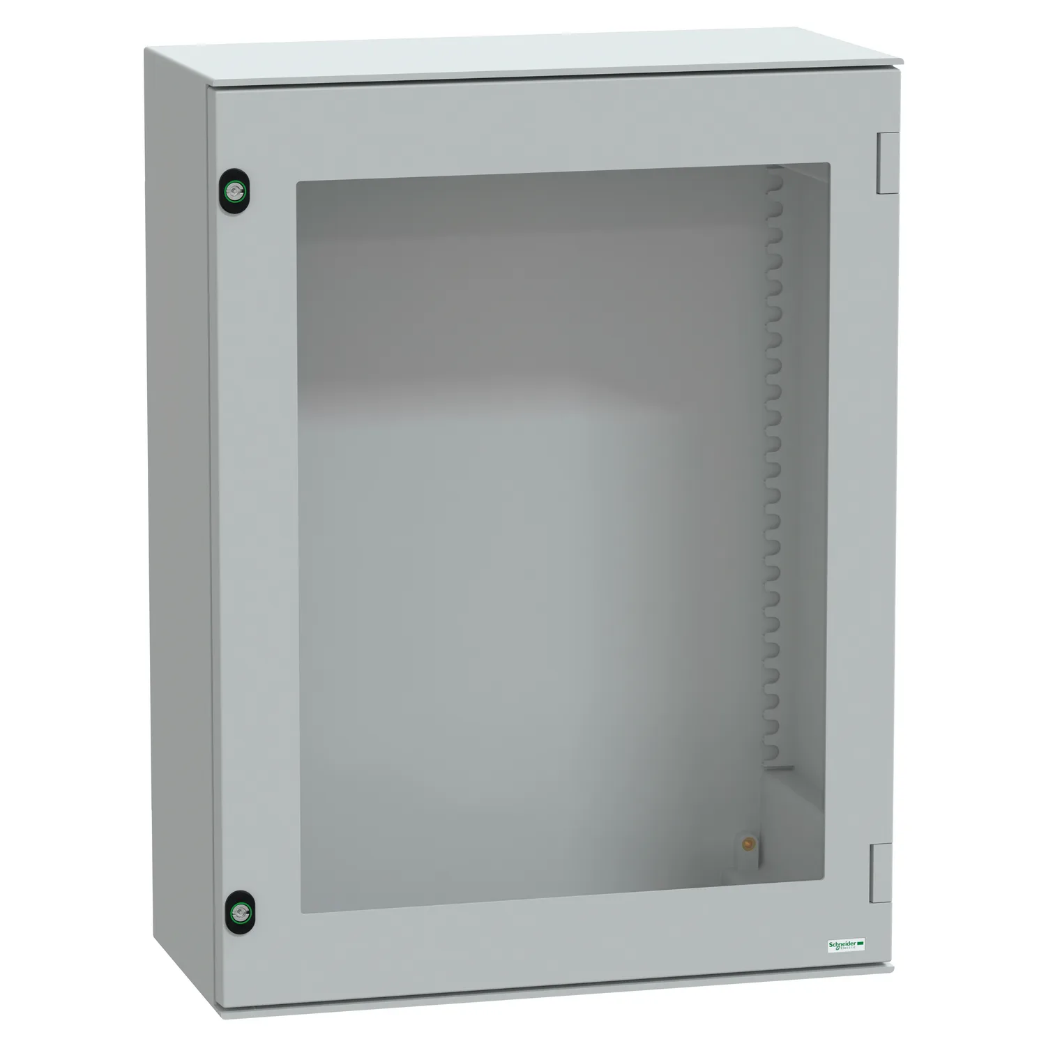 Schneider NSYPLM86TG - PanelSeT PLM Polyestergehäuse - Wandmontage, transparente Tür, ohne MP H847x636xT300mm IP66, IK10, RAL 7035