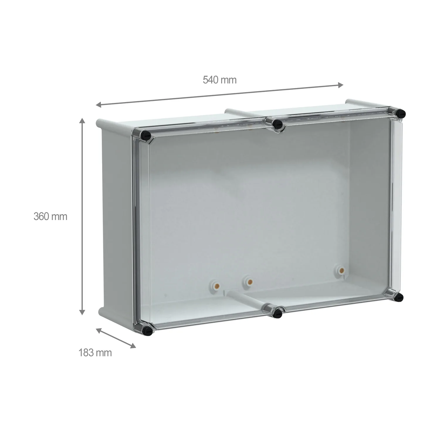 NSYPLS3654G - 7035 Transparent PLS enclosure 36x54x18 - 2