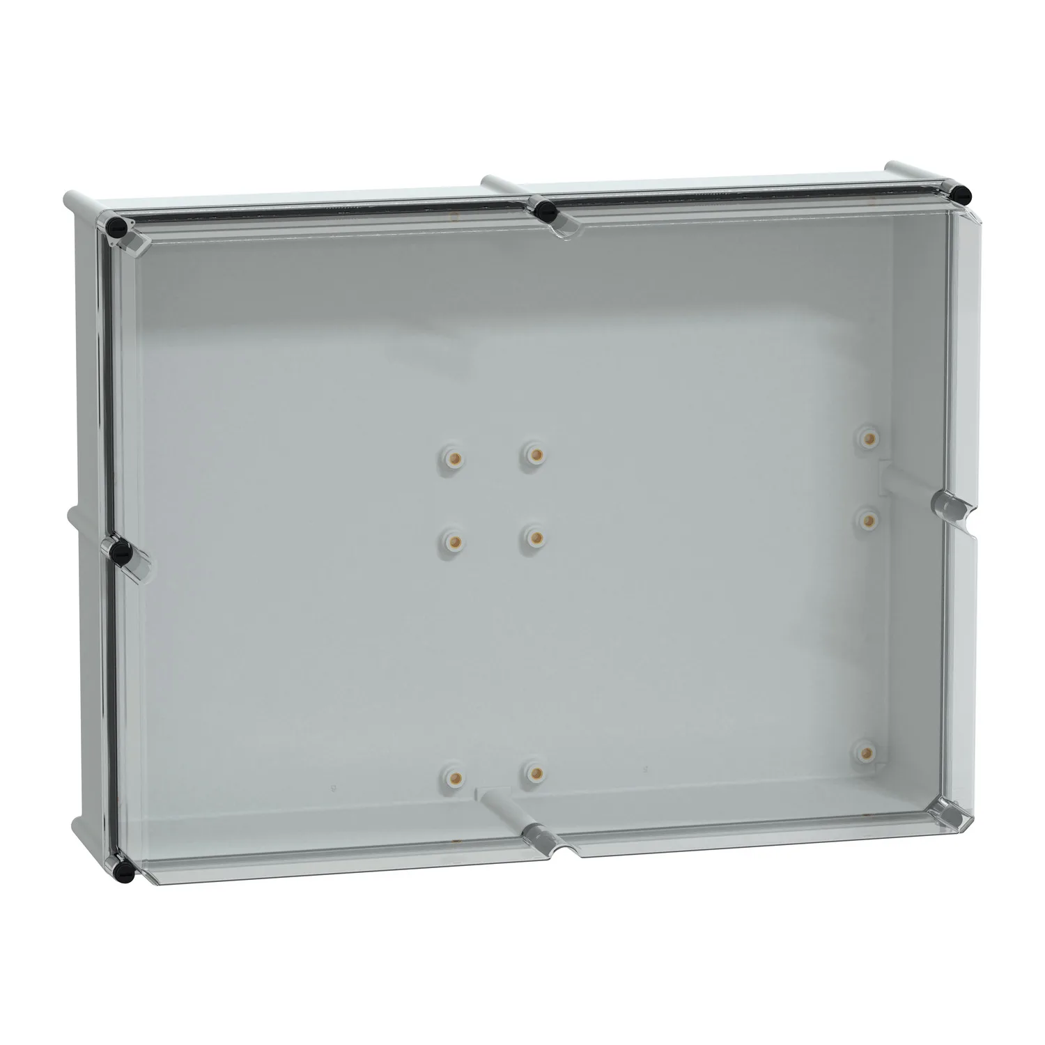 Schneider NSYPLS5472AG - PanelSeT PLS - Boite avec Couvercle transparent 54x72x23 Ral 7035