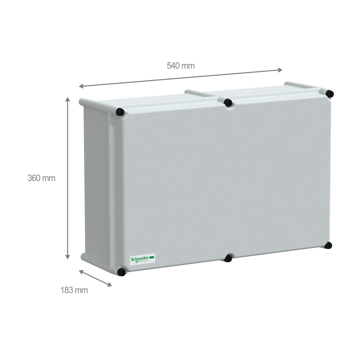 NSYPLSC3654G - 7035 Opak polikarbon PLS kutu36x54x18 - 2