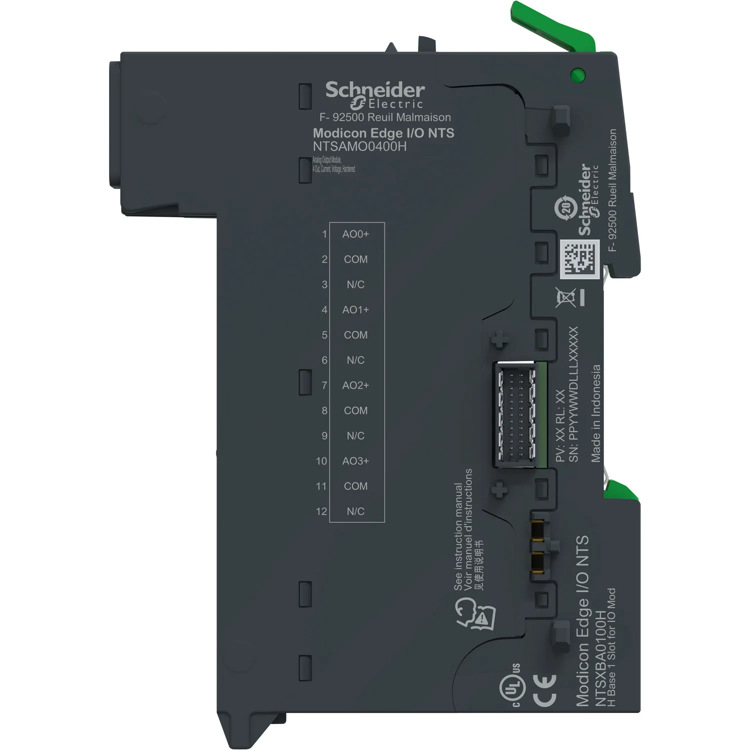 NTSAMO0400HK - Edge I/O NTS 4ch Analog Çıkış, Akım-Voltaj, Hardened, Kit - 5
