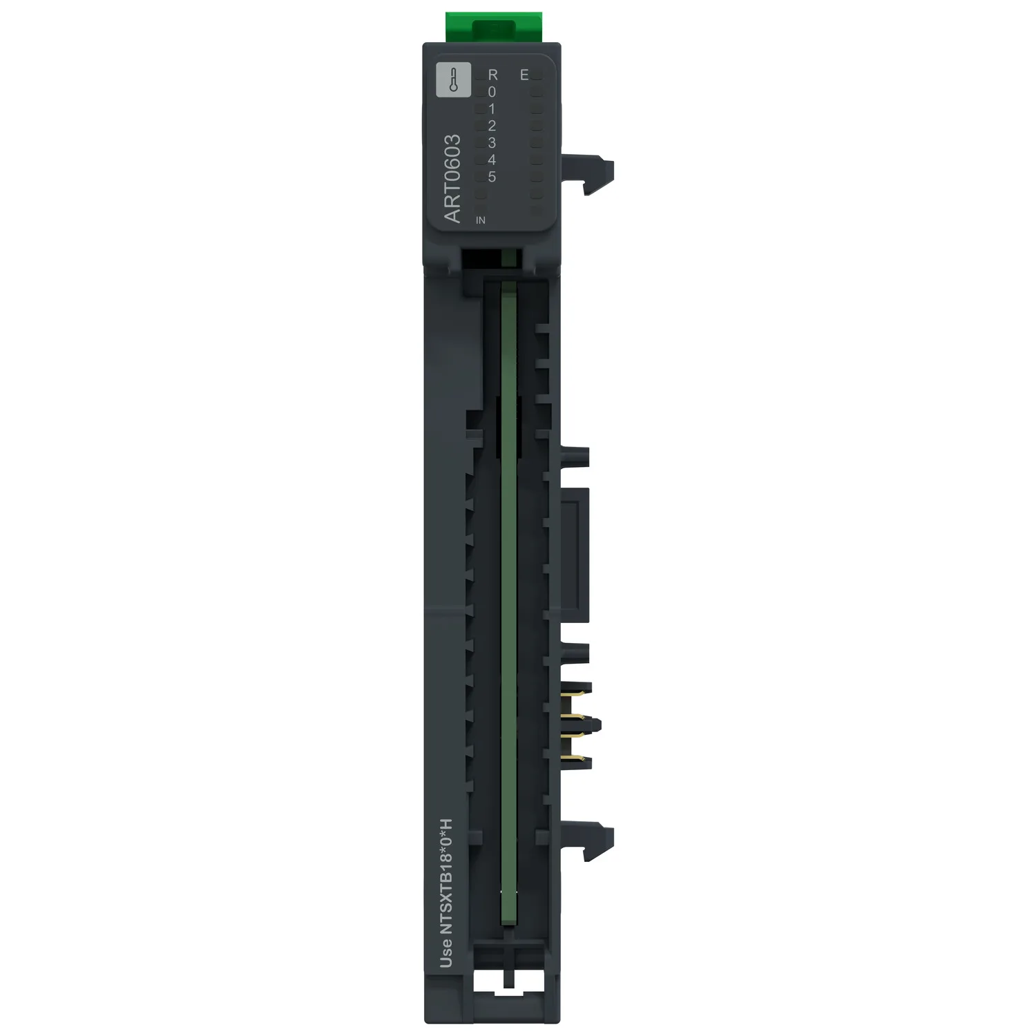 Temp.-Eingangsmodul + Sockel,6 diff. Eing, RTD,Thermistor,2/3 Leiter, Modicon Edge I/O NTS - 2