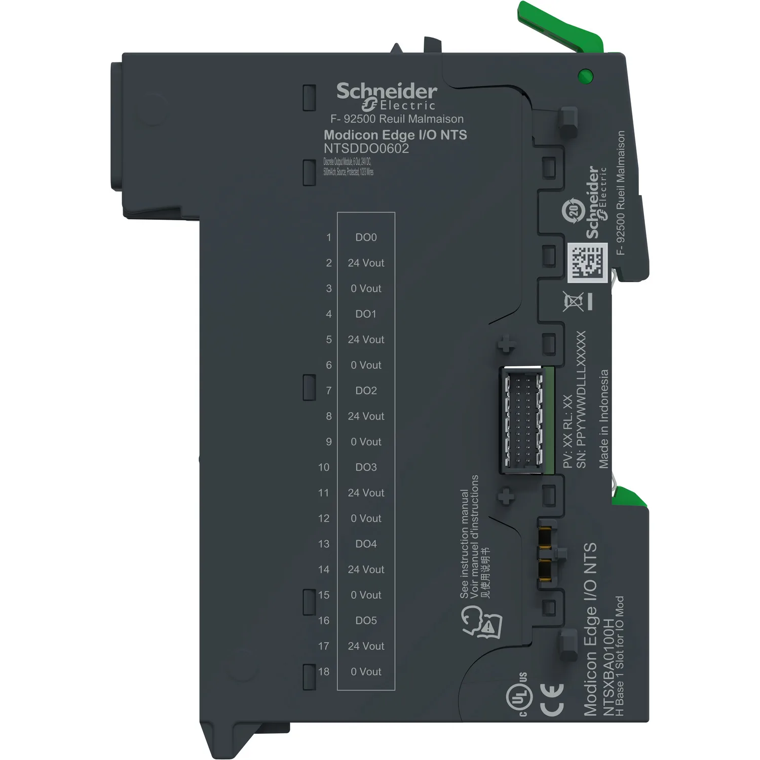 NTSDDO0602K - Edge I/O NTS 6'lı Dijital Çıkış, 1 kablo bağlantısı,Source, Kit - 3