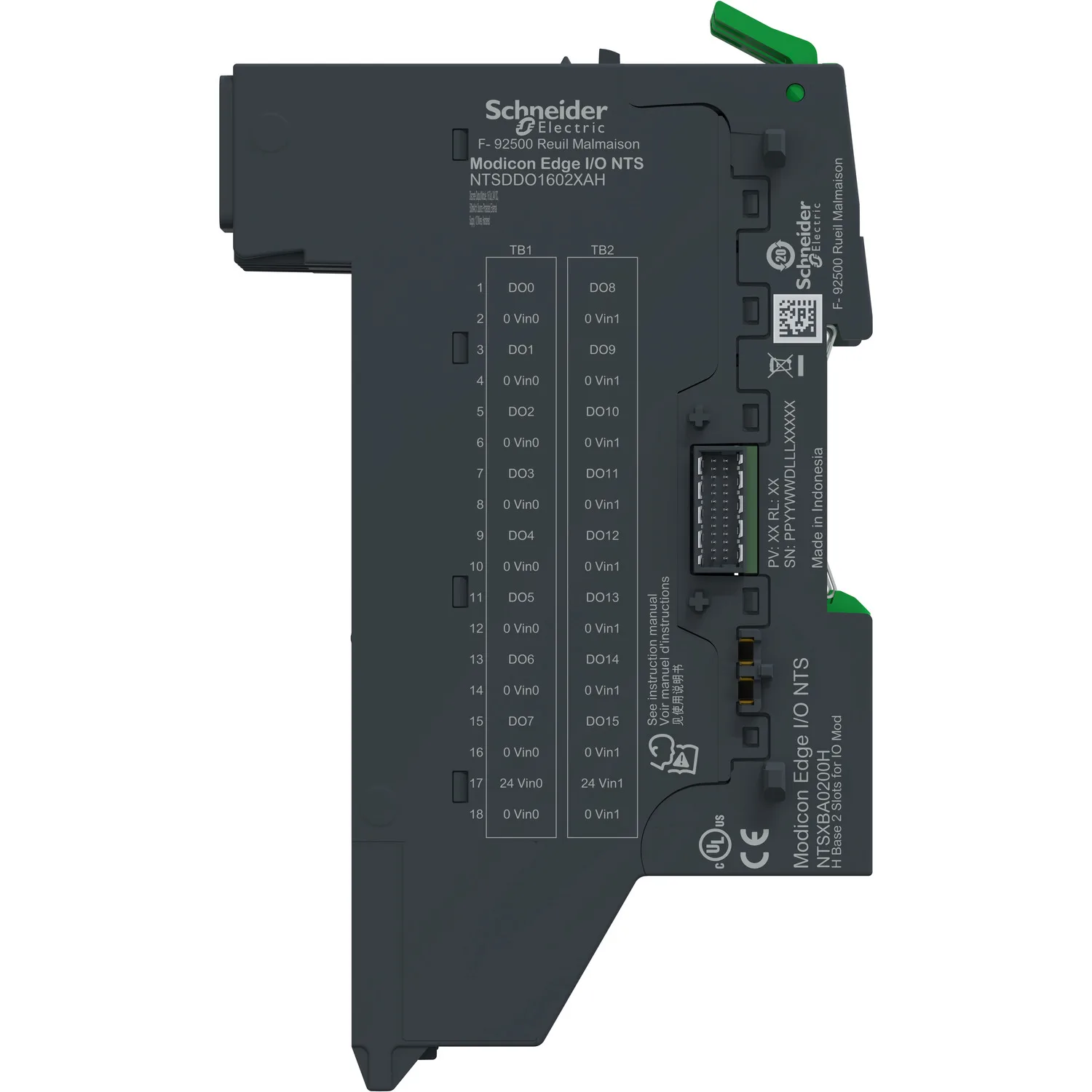 NTSDDO1602XAHK - Edge I/O NTS 16'lı Dijital Çıkış, 1 kablo bağlantısı,Source, Korumalı, Hardened, Kit - 2