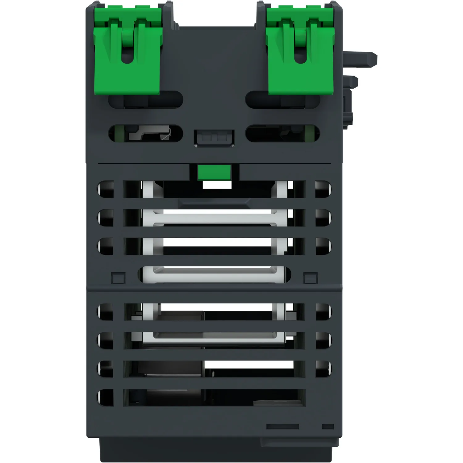 Netzwerk-Schnittstellenmodul + Sockel + Abschlussw., EtherNet/IP, Modbus TCP, 100Mbps, 2 RJ45, robust, Modicon Edge I/O - 2