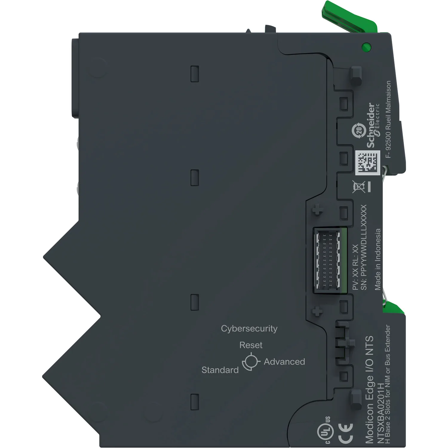 Netzwerk-Schnittstellenmodul + Sockel + Abschlussw., EtherNet/IP, Modbus TCP, 100Mbps, 2 RJ45, Modicon Edge I/O NTS - 5