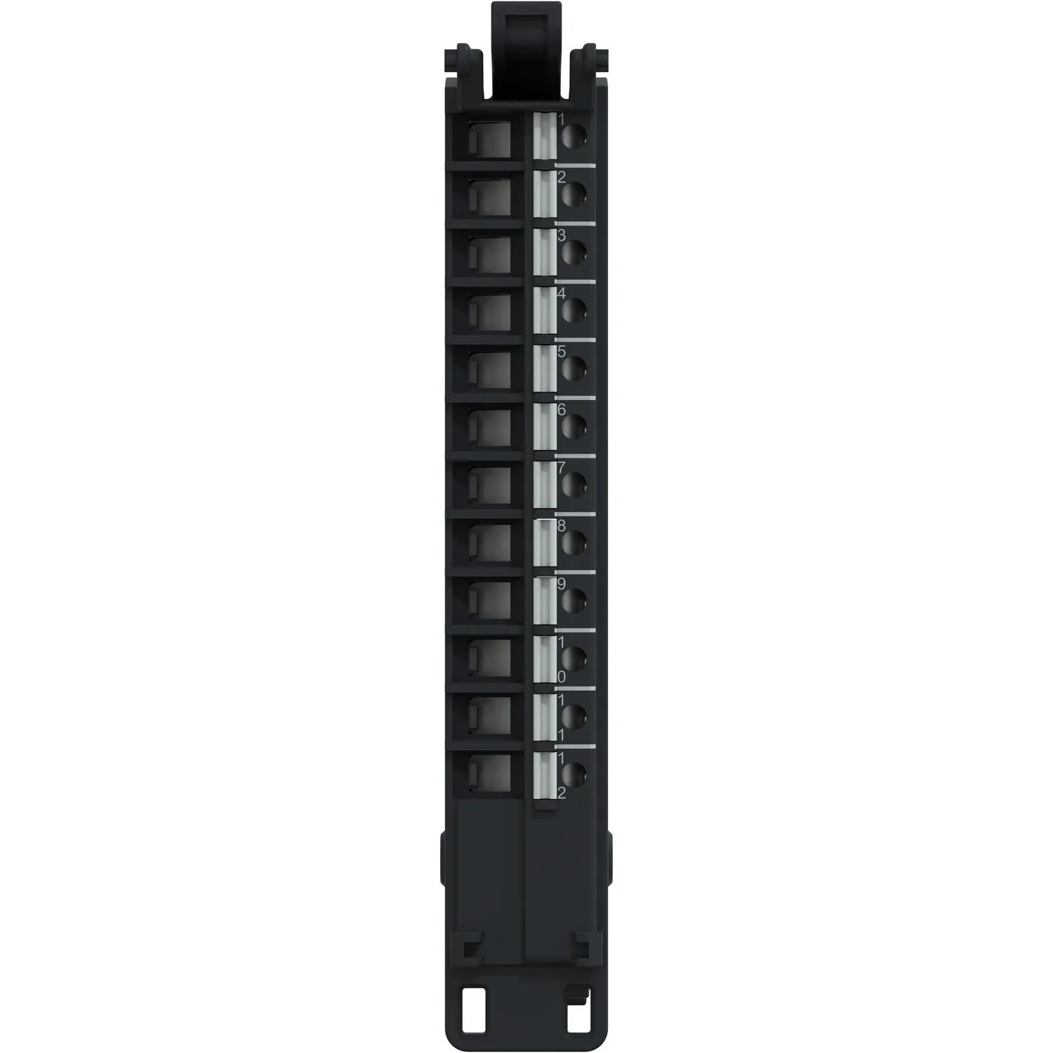 Federklemmenblock, 12 Punkte, Raster 5mm, ohne Abdeckung, für niedrige Bauhöhe, robuste Ausführung, Modicon Edge I/O - 2
