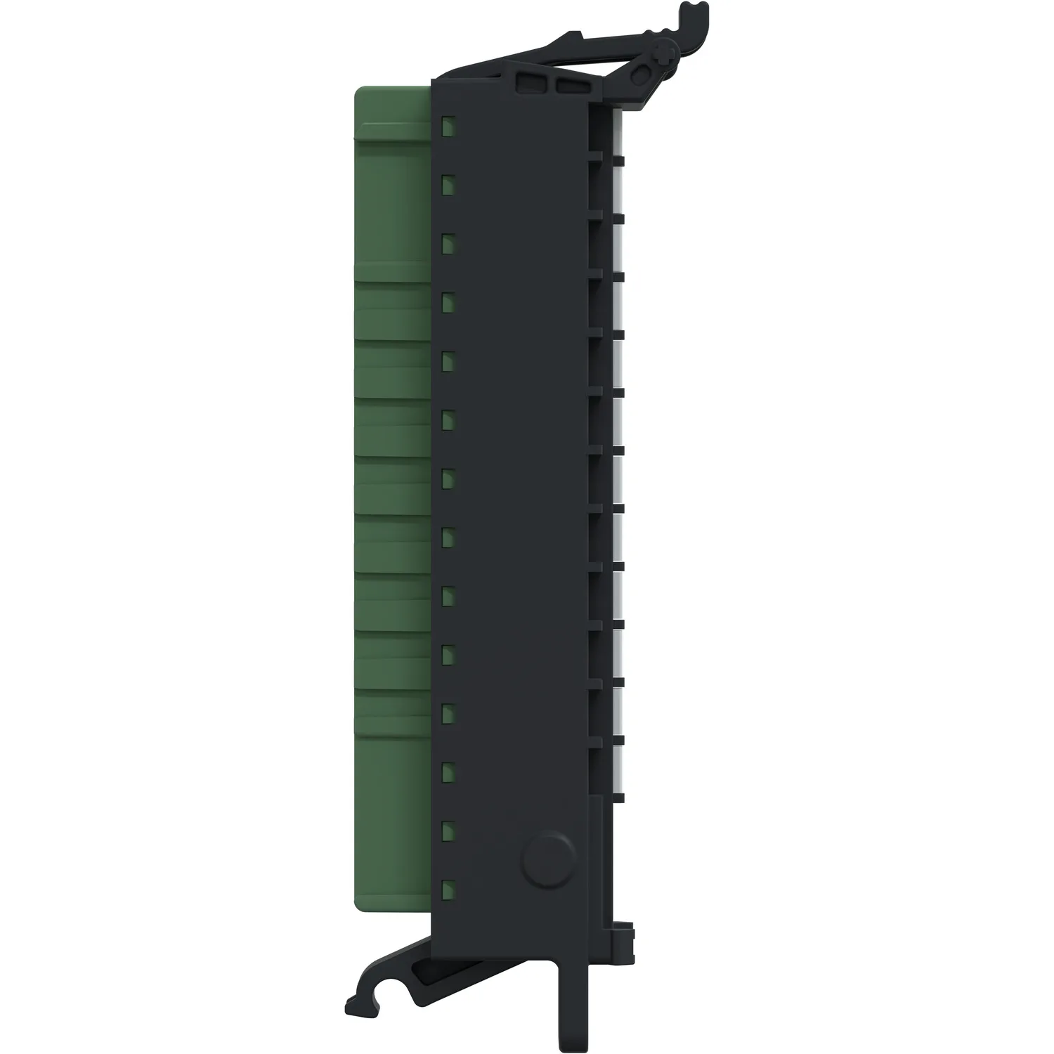 Federklemmenblock, 12 Punkte, Raster 5mm, ohne Abdeckung, für niedrige Bauhöhe, robuste Ausführung, Modicon Edge I/O - 4
