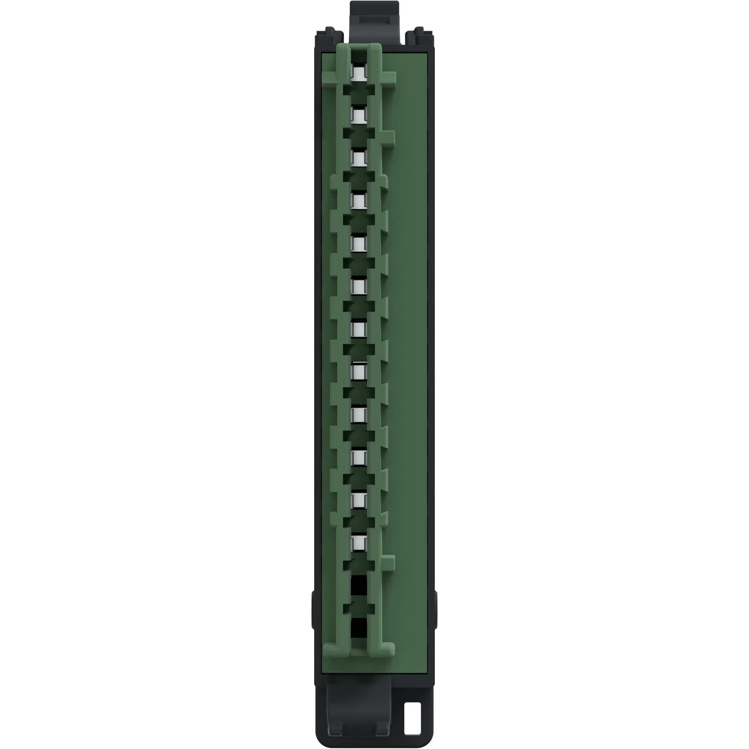 Federklemmenblock, 12 Punkte, Raster 5mm, ohne Abdeckung, AC, für niedrige Bauhöhe, robuste Ausführung, Modicon Edge I/O - 3