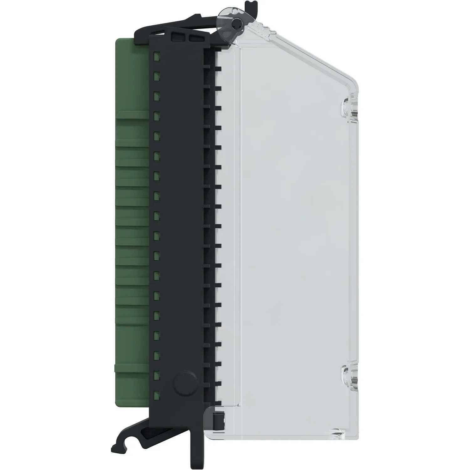 Federklemmenblock, 18 Punkte, Raster 3,81mm, mit Abdeckung, für niedrige Bauhöhe, robuste Ausführung, Modicon Edge I/O - 3