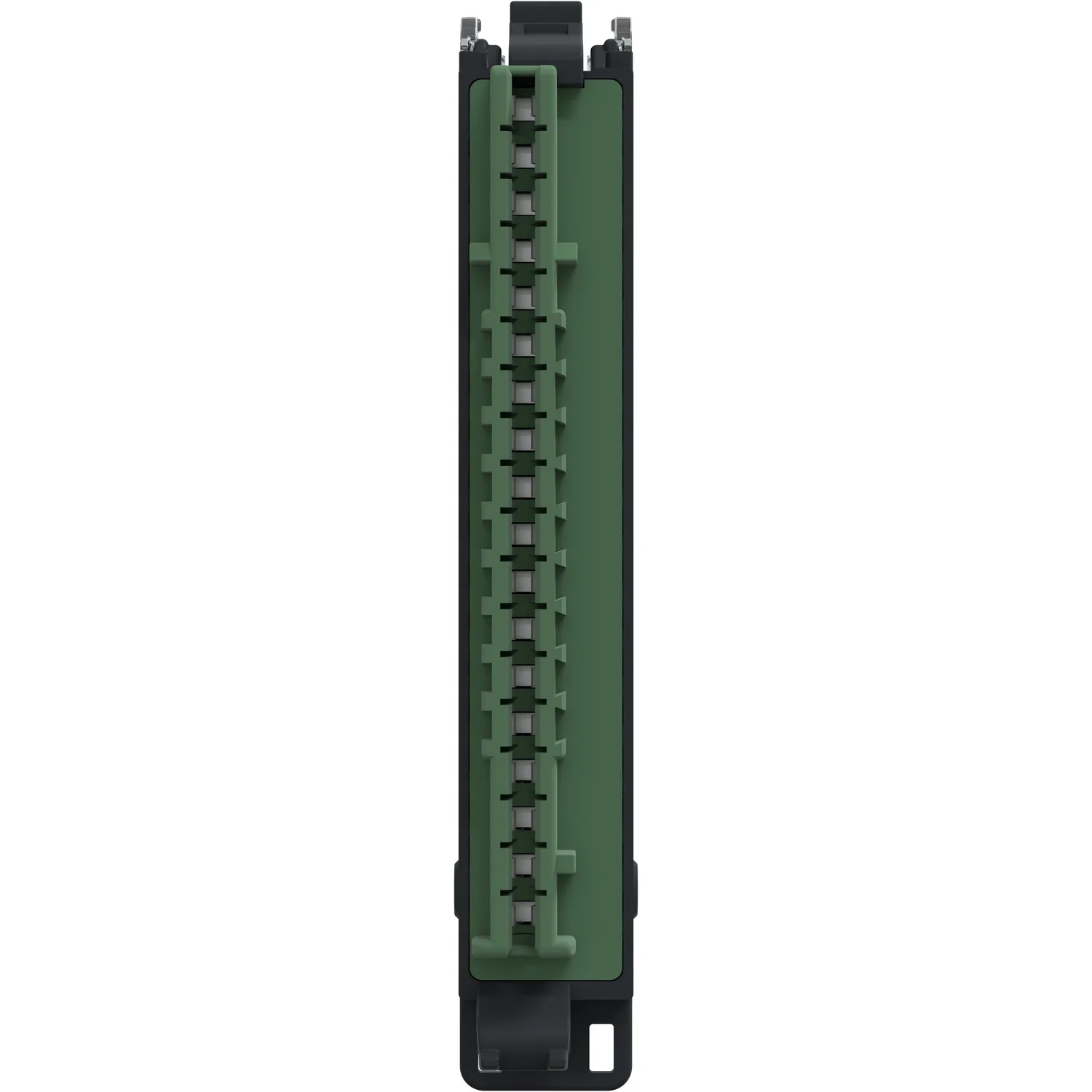 Federklemmenblock, 18 Punkte, Raster 3,81mm, mit Abdeckung, für niedrige Bauhöhe, robuste Ausführung, Modicon Edge I/O - 4
