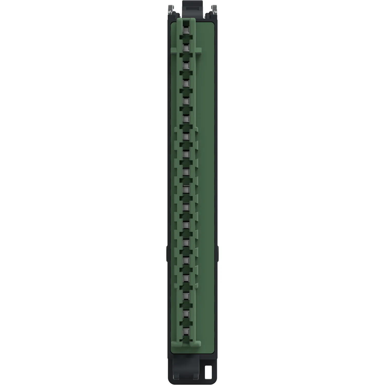 Federklemmenblock, 18 Punkte, Raster 5mm, mit Abdeckung, für hohe Bauhöhe (X), robuste Ausführung, Modicon Edge I/O - 2