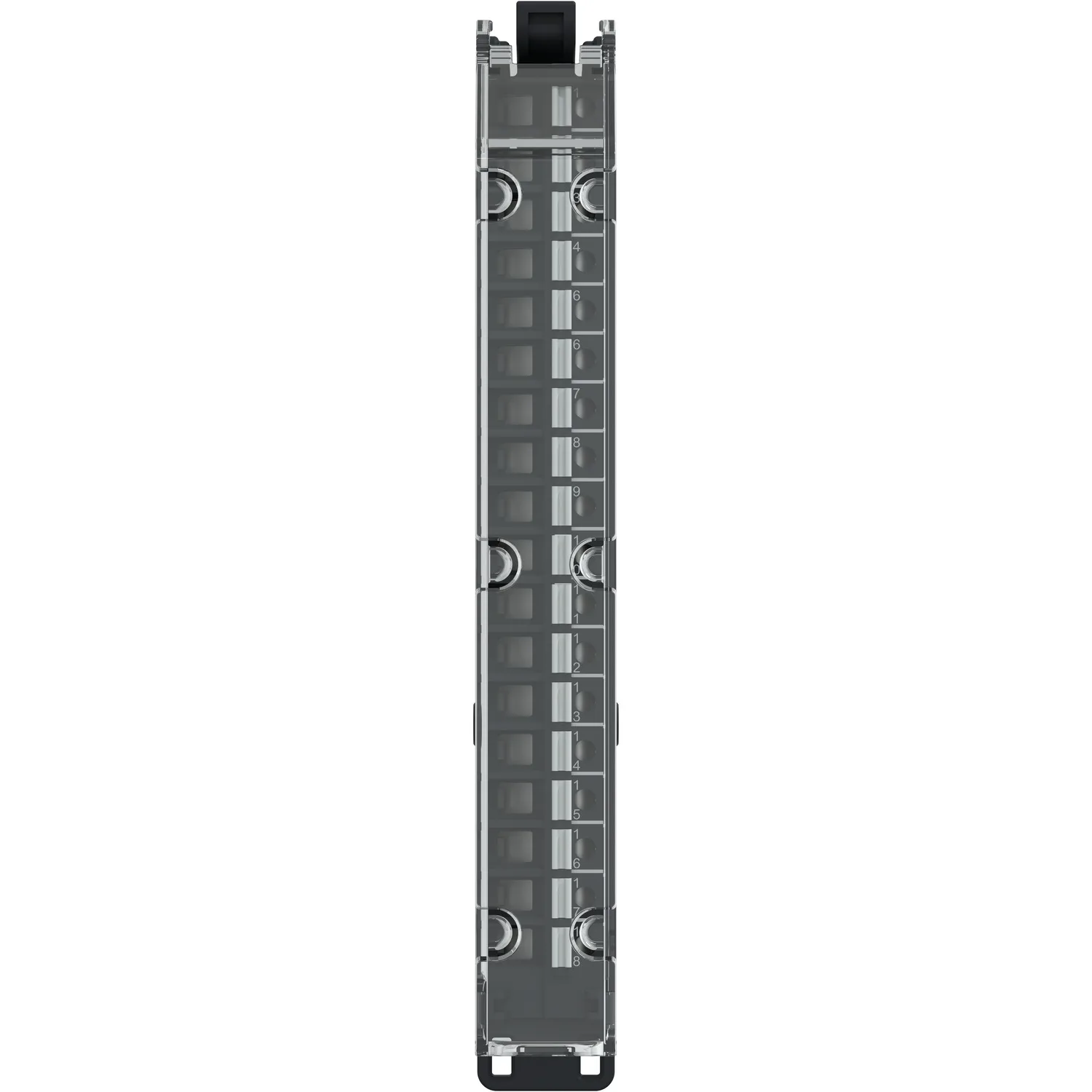 Federklemmenblock, 18 Punkte, Raster 5mm, mit Abdeckung, für hohe Bauhöhe (X), robuste Ausführung, Modicon Edge I/O - 3
