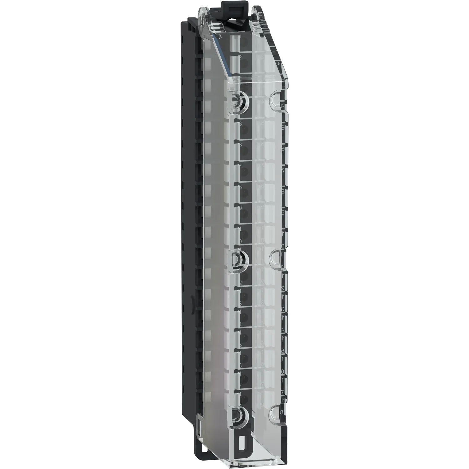 Schneider NTSXTB18201XH - Federklemmenblock, 18 Punkte, Raster 5mm, mit Abdeckung, für hohe Bauhöhe (X), robuste Ausführung, Modicon Edge I/O