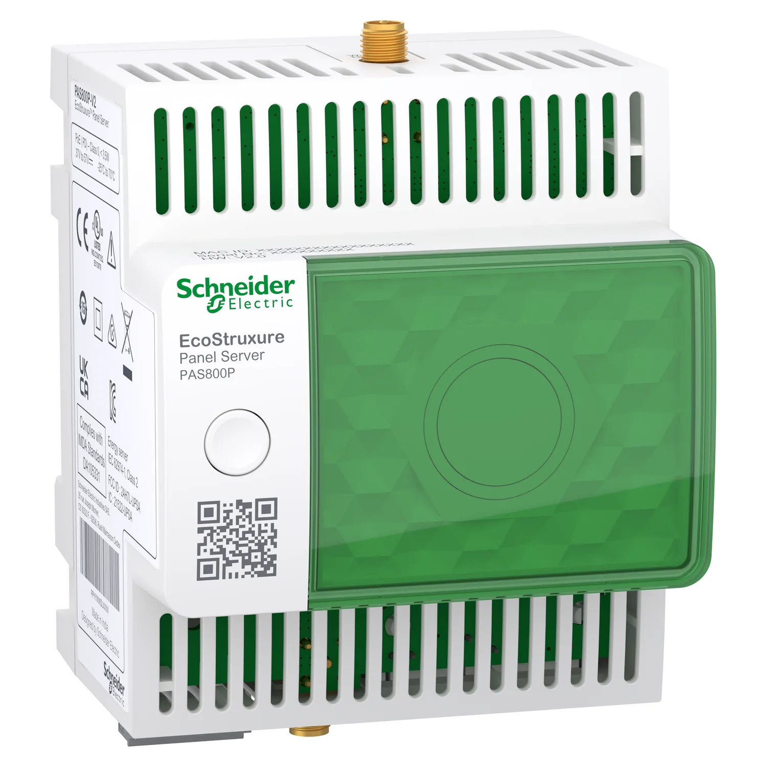 Schneider PAS800P - EcoStruxure Panel Server - advanced datalogger, energy server, POE