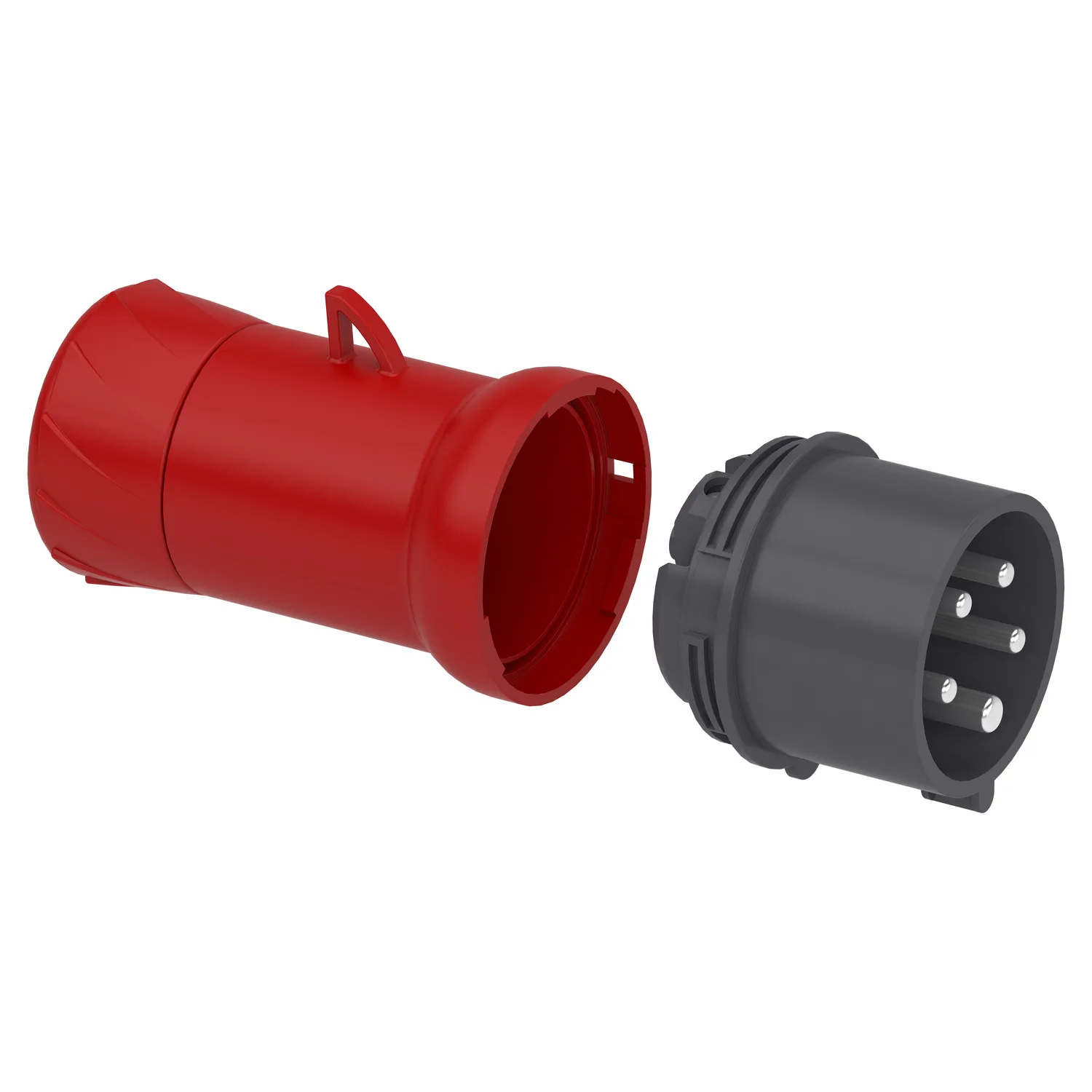 PKE16M435 - 5x16A, trifaze, 3P+N+T, IP44, VİDALI, Düz Fiş - 2