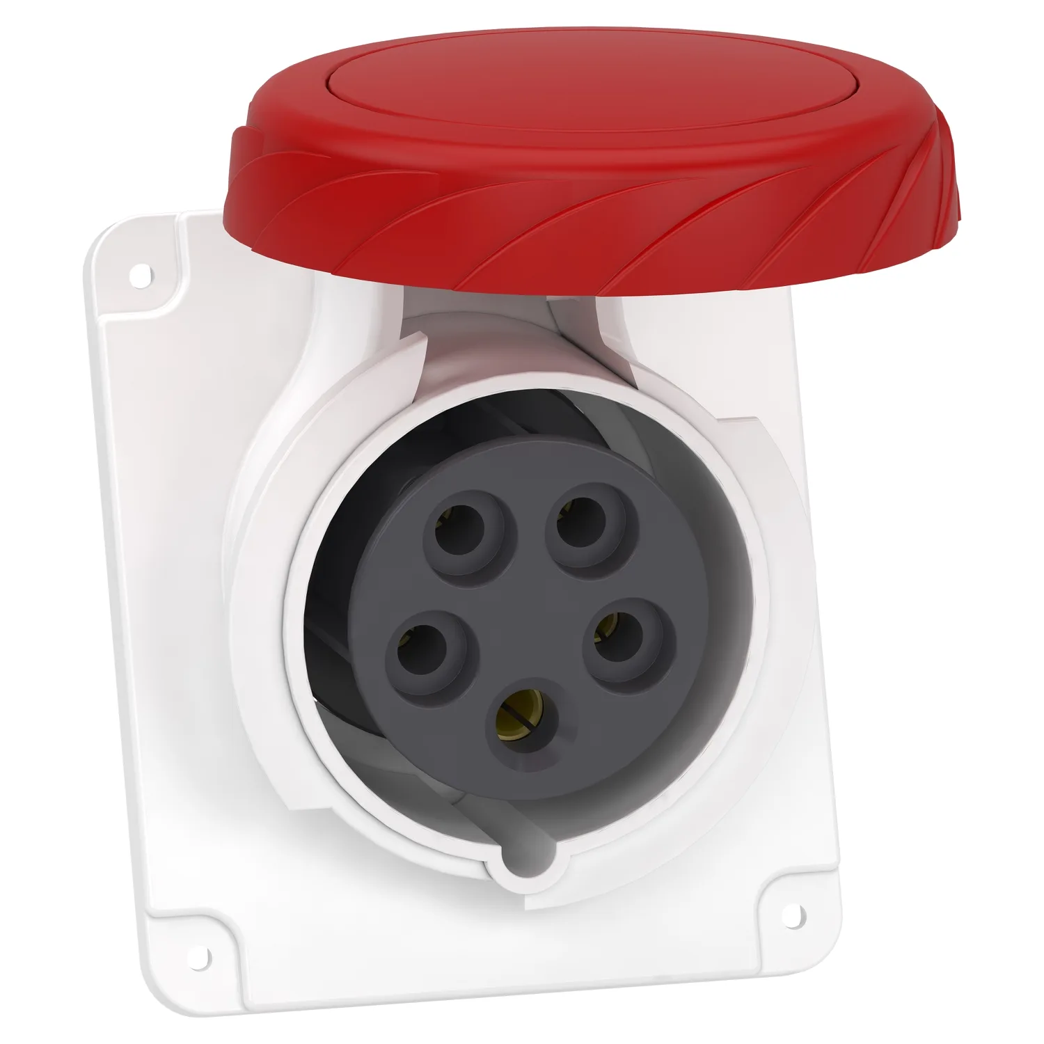 Schneider PKF16F735 - CEE Anbausteckdose, Schraubklemmen, 16A, 3p+N+E, 380-415 V AC