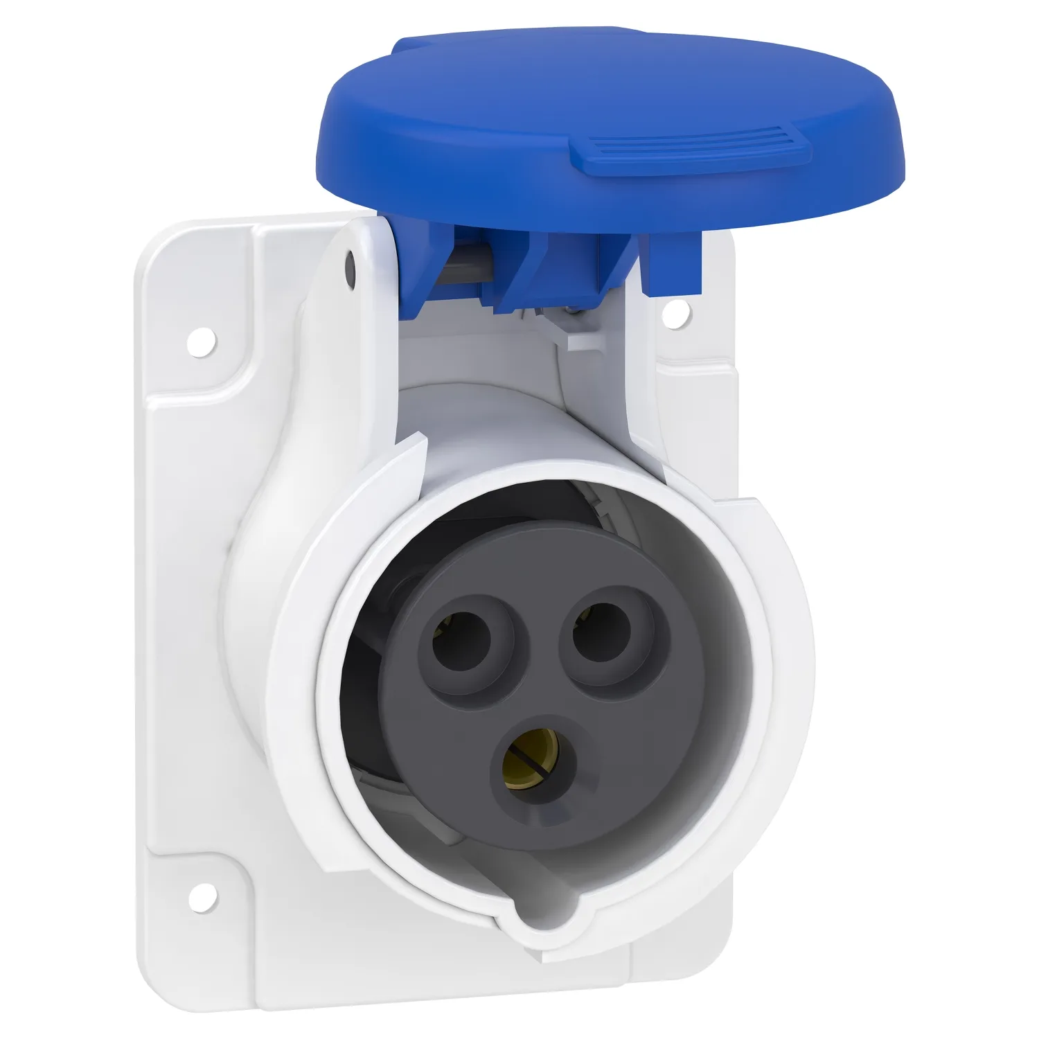 Schneider PKF16G423 - PKF16G423 - 3x16A, monofaze, 2P+T, IP44, VİDALI, Düz Makine Prizi