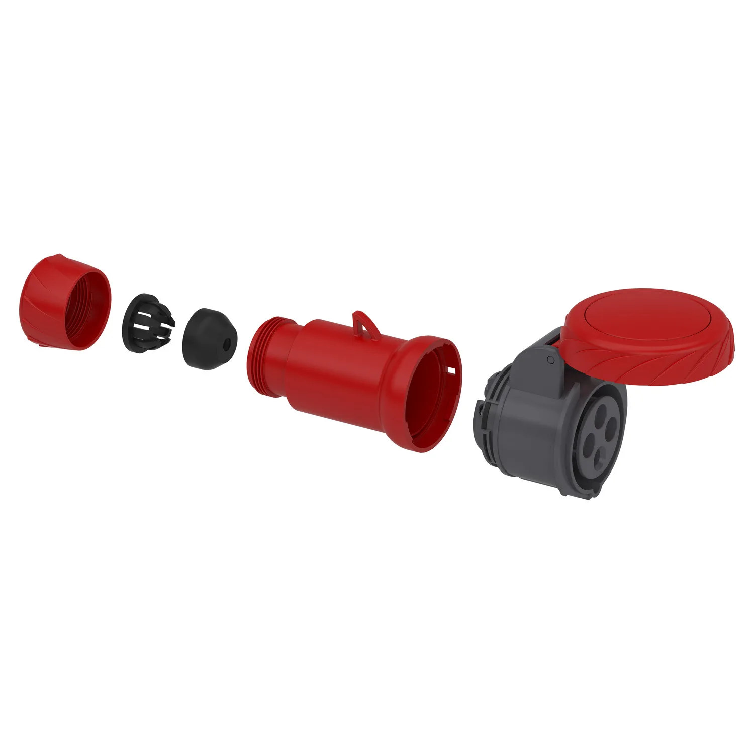 Schneider PKF16M734 - Mureva - prise mobile industrielle - 16 A - 3P+T - 380..415 V CA- IP67