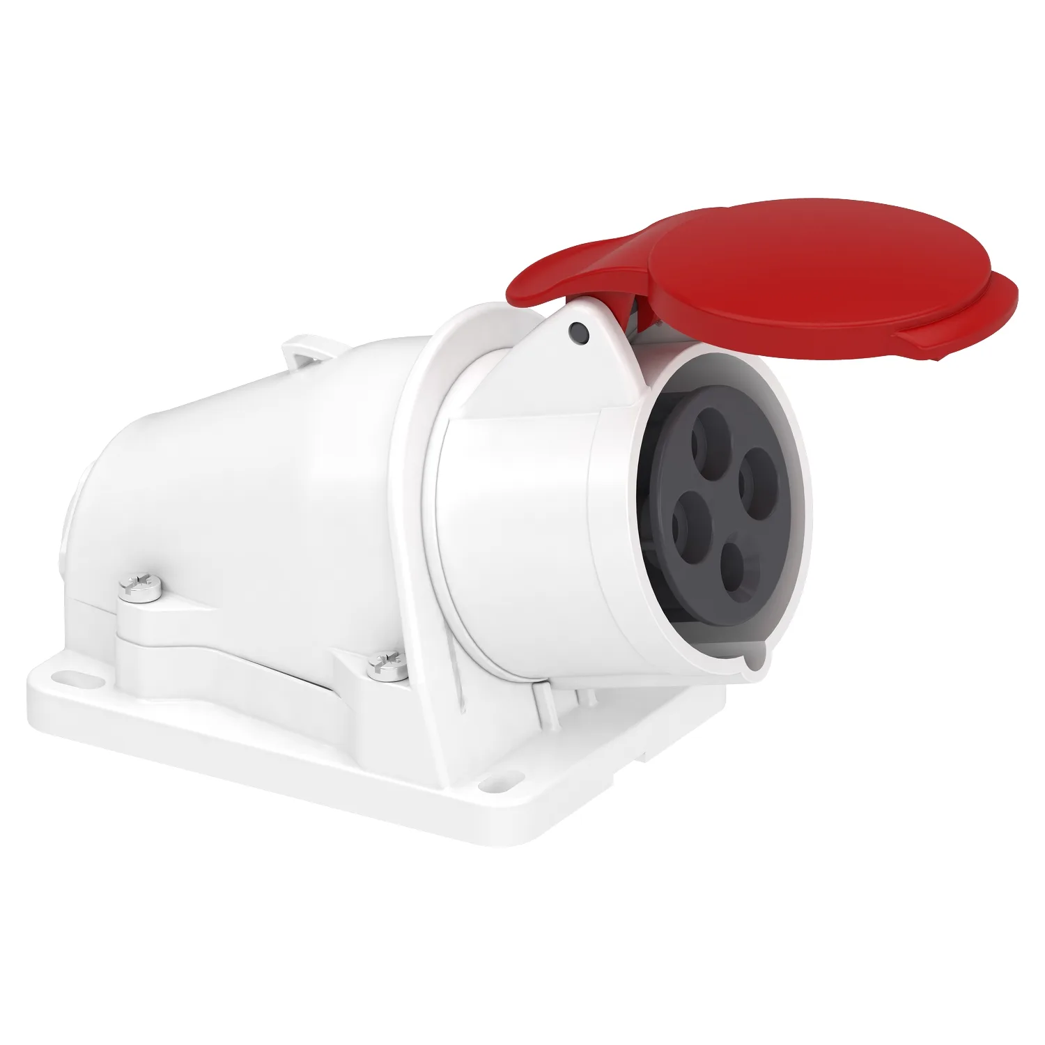 Schneider PKF16W434 - 4x16A, trifaze, 3P+T, IP44, VİDALI BAĞLANTI, Duvar Prizi