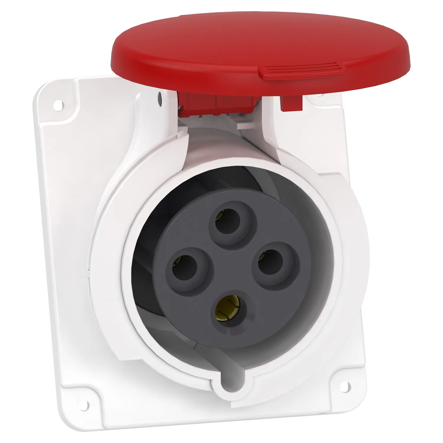 Schneider PKF32F434 - CEE Anbausteckdose, Schraubklemmen, 32A, 3p+E, 380-415 V AC