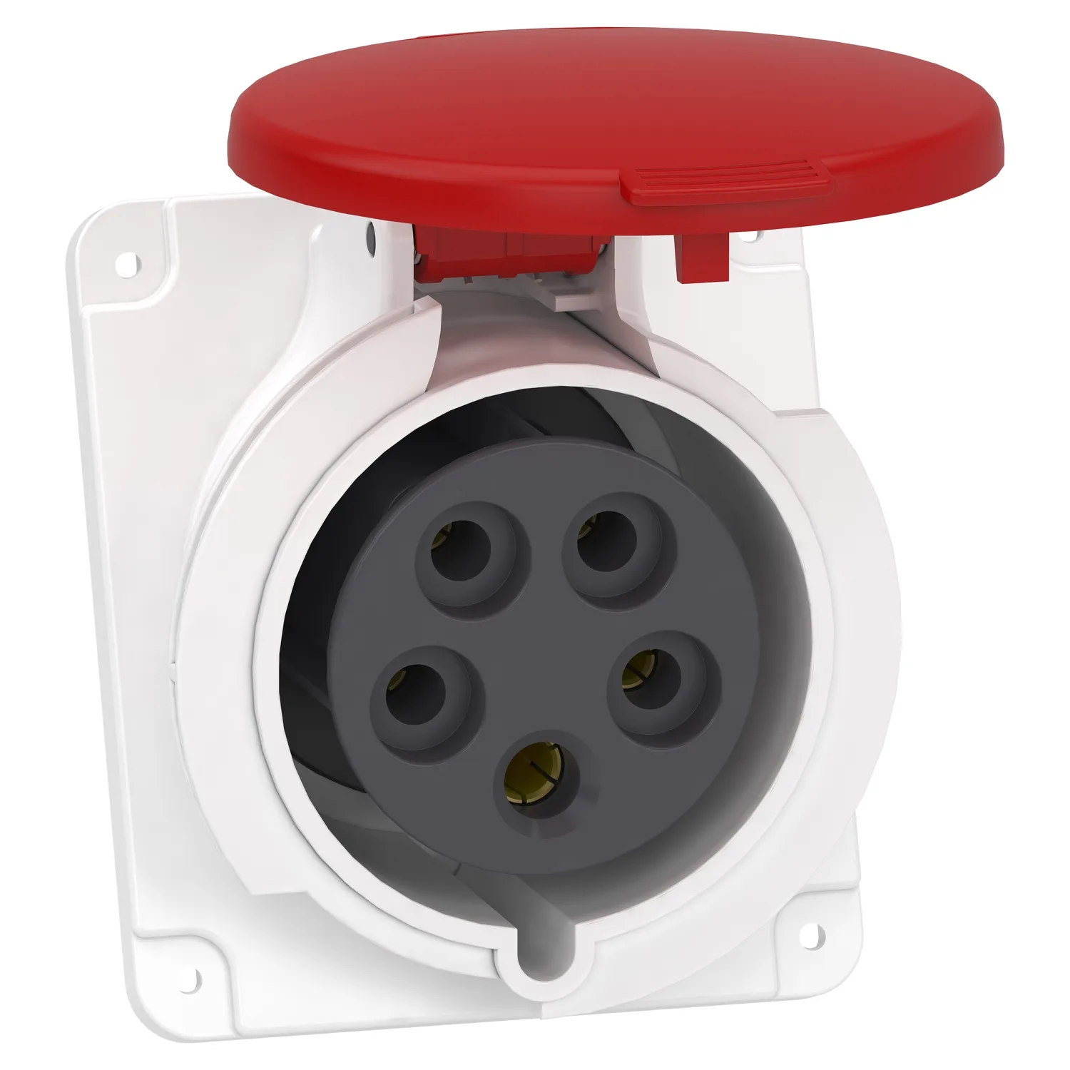 Schneider PKF32F435 - Mureva - socle prise industrielle - 32A - IP44 - 380 - 5P - vis