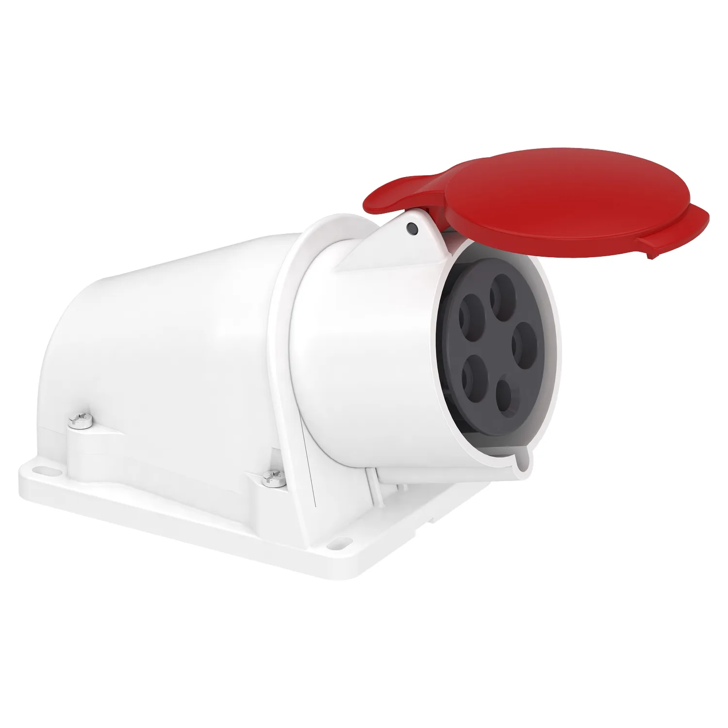 Schneider PKF32W435 - 5x32A, trifaze, 3P+N+T, IP44, VİDALI, Duvar Prizi